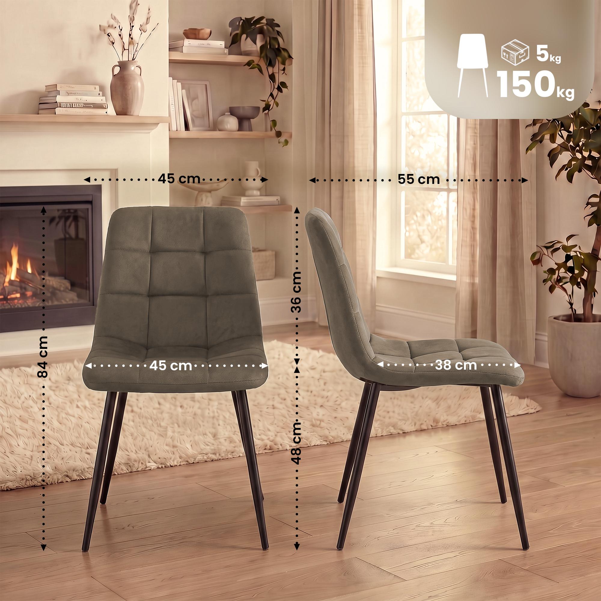 Set van 4 eetkamerstoelen Tilde