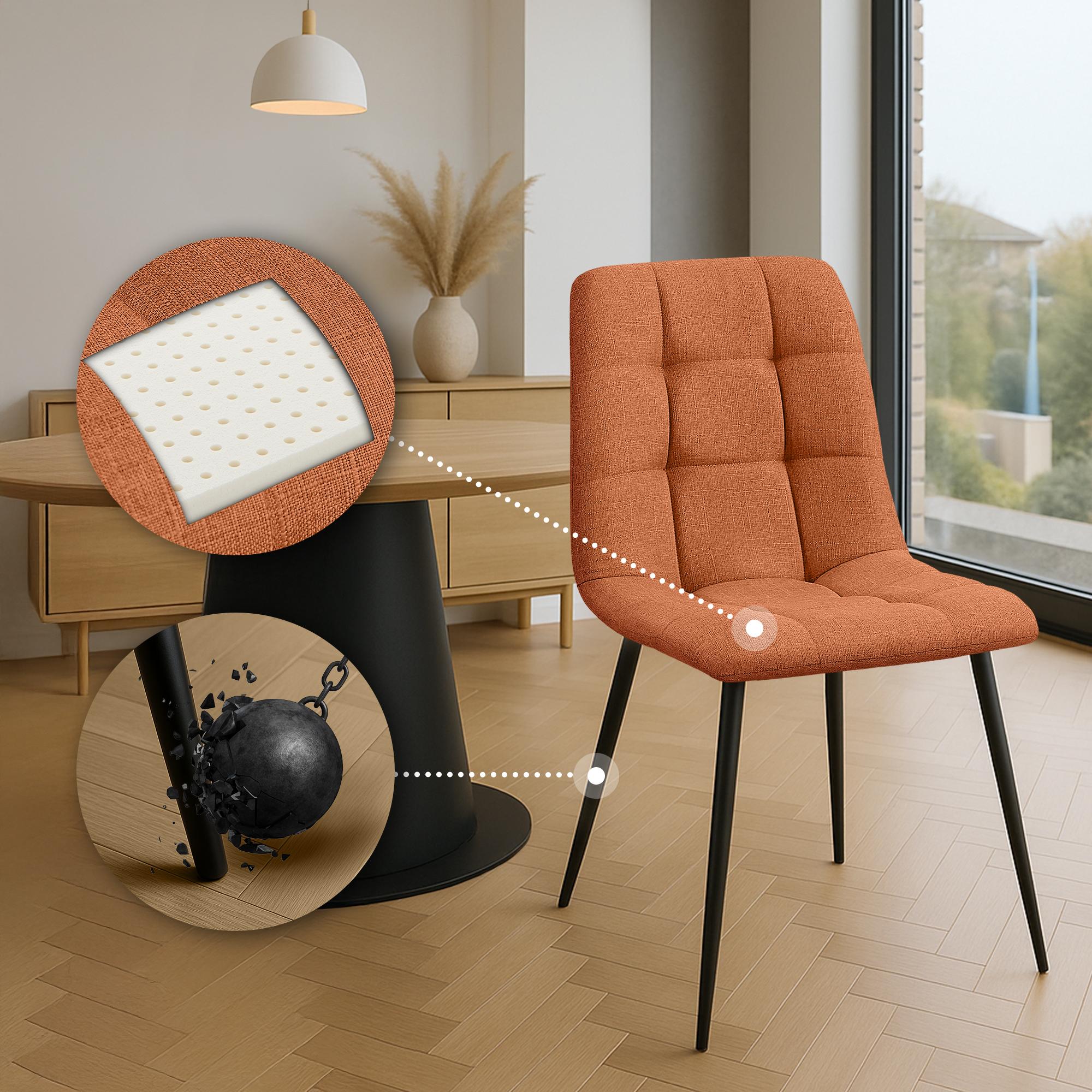 Set van 4 eetkamerstoel Tilde