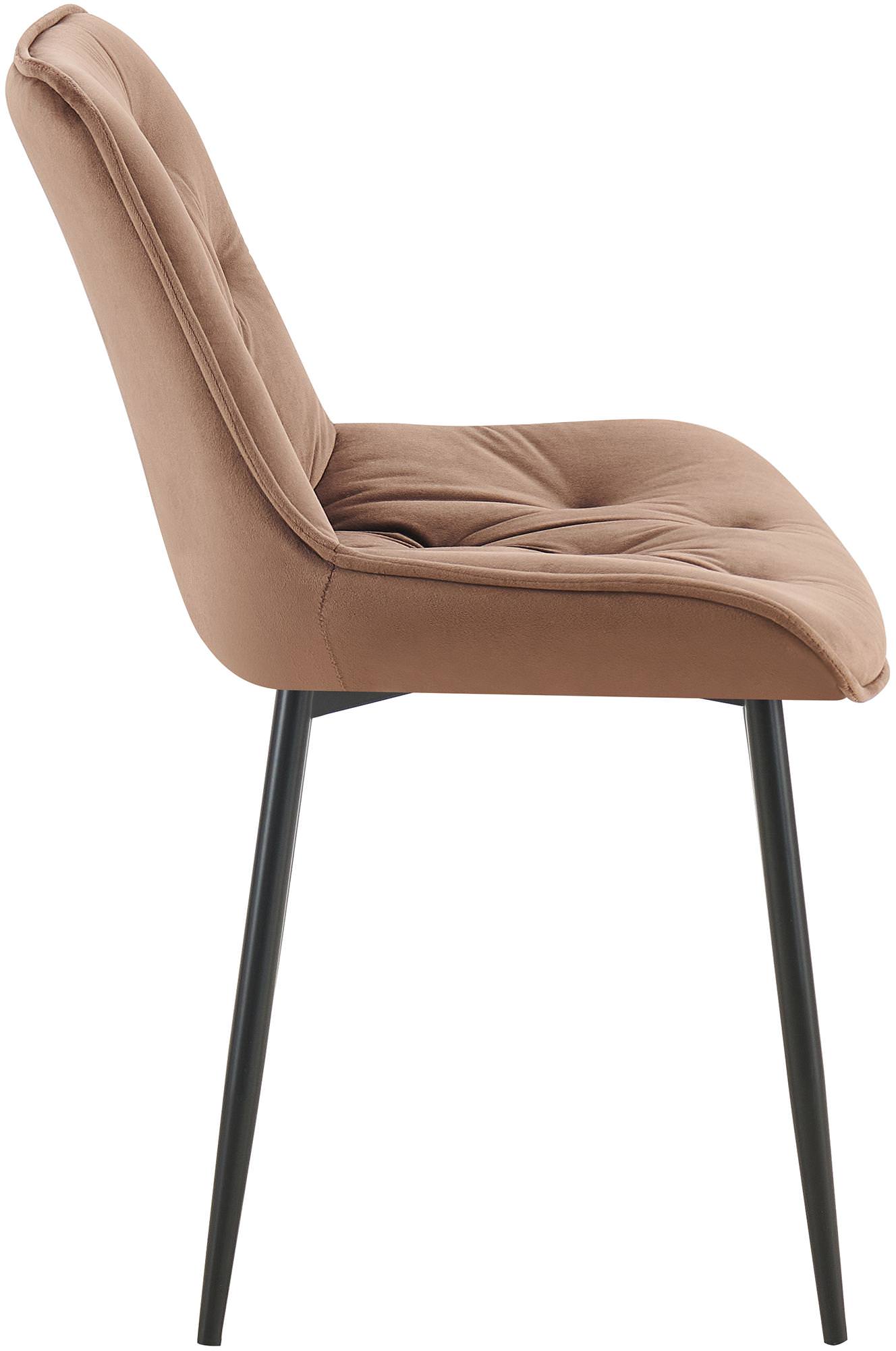 Set van 2 eetkamerstoelen Wallace fluweel