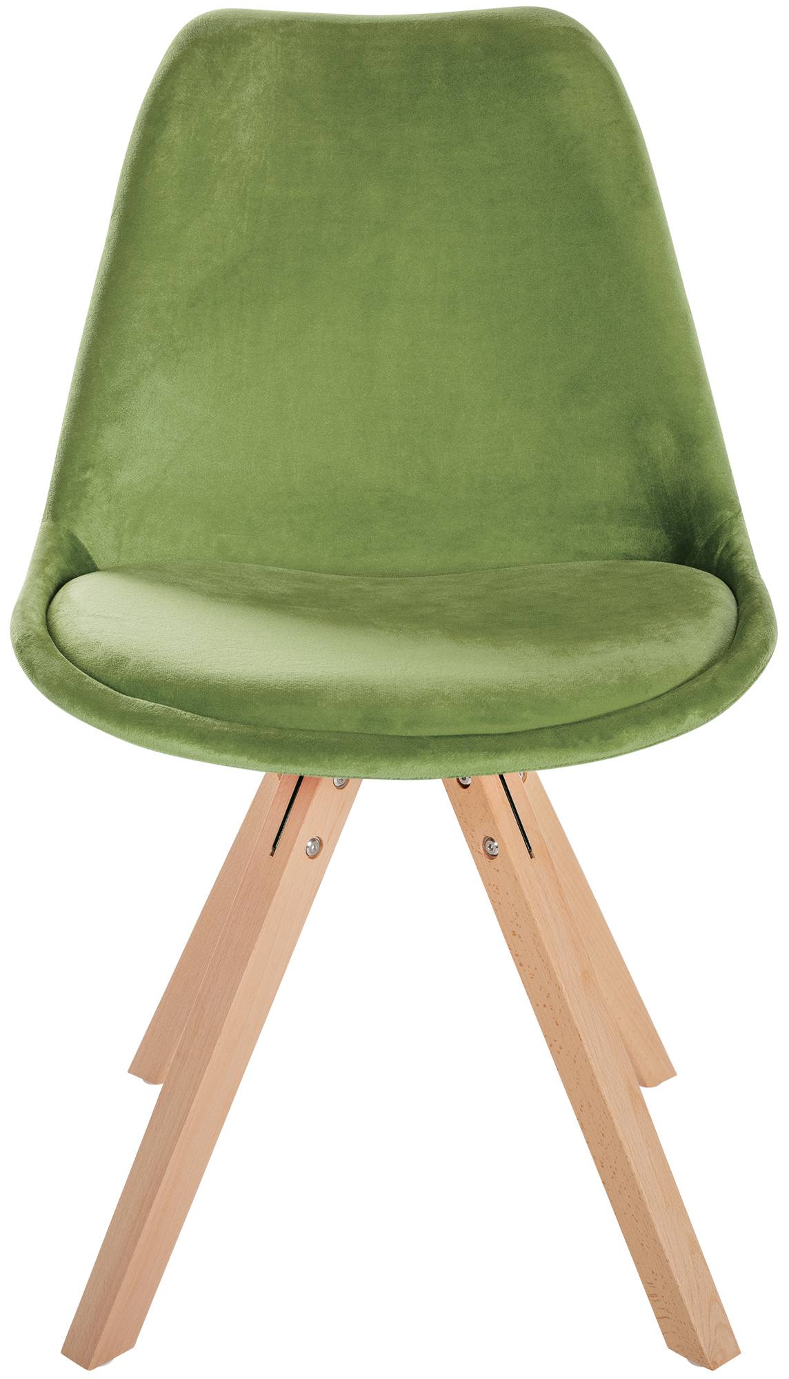 Set van 4 eetkamerstoelen Sofia fluweel