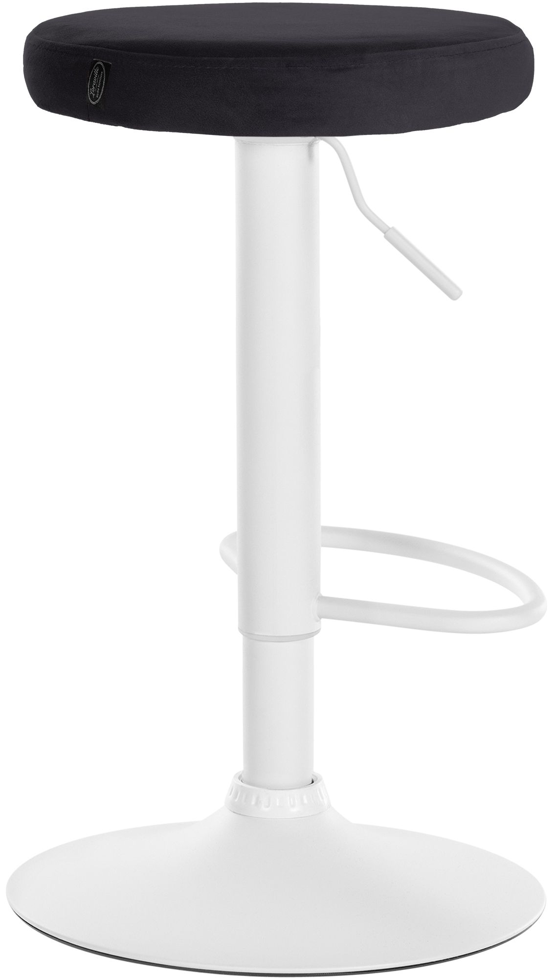 Set van 2 barkrukken Ponte fluweel