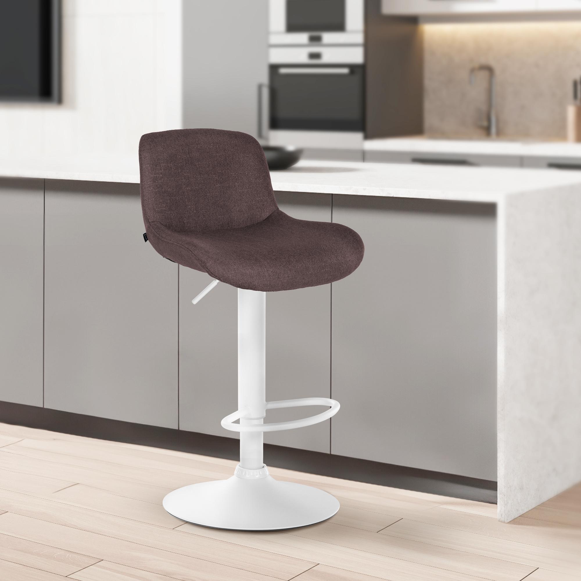 Set van 2 barkrukken Solon Wit