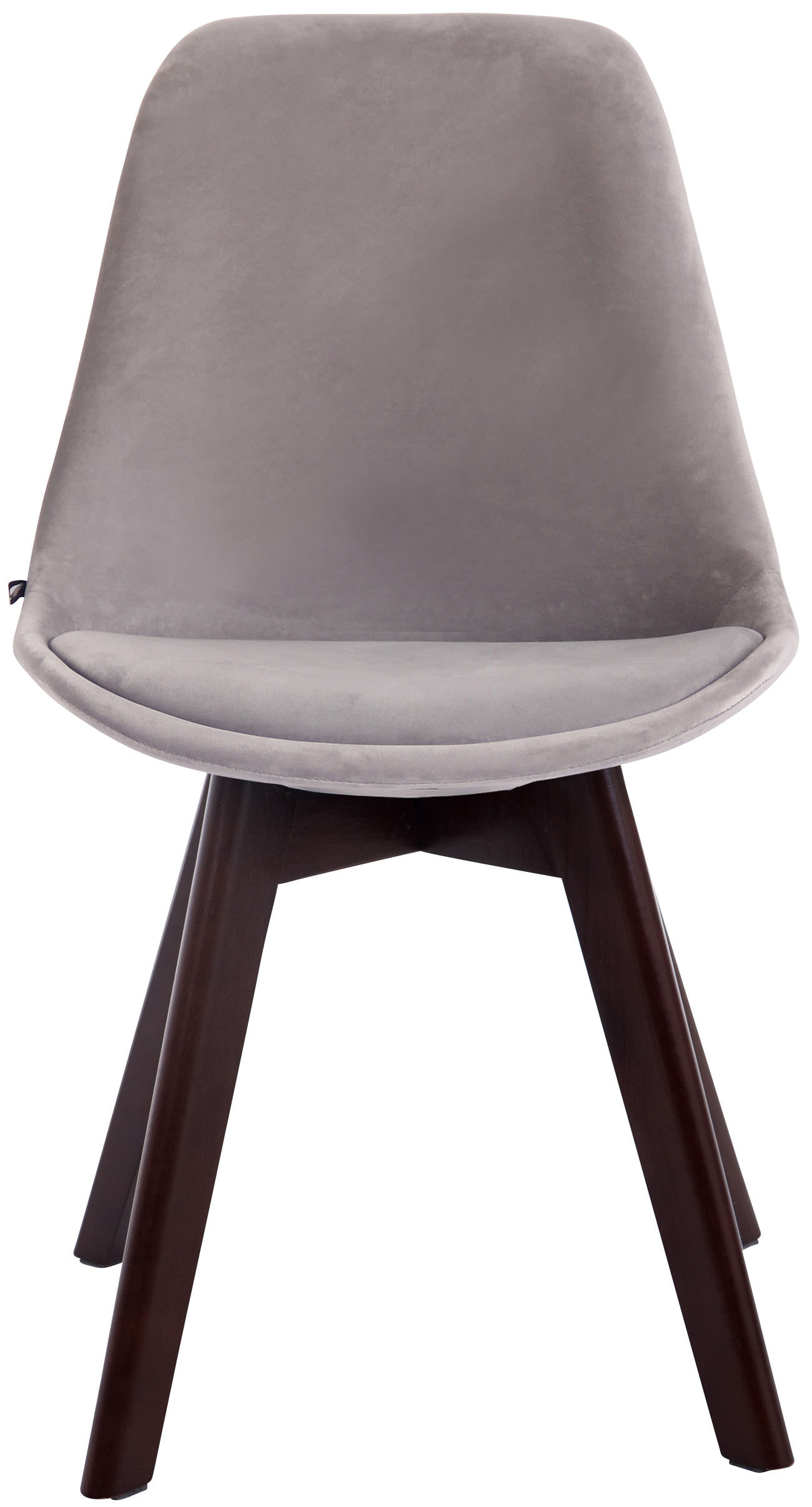 Set van 4 Eetkamerstoelen Borneo Fluweel