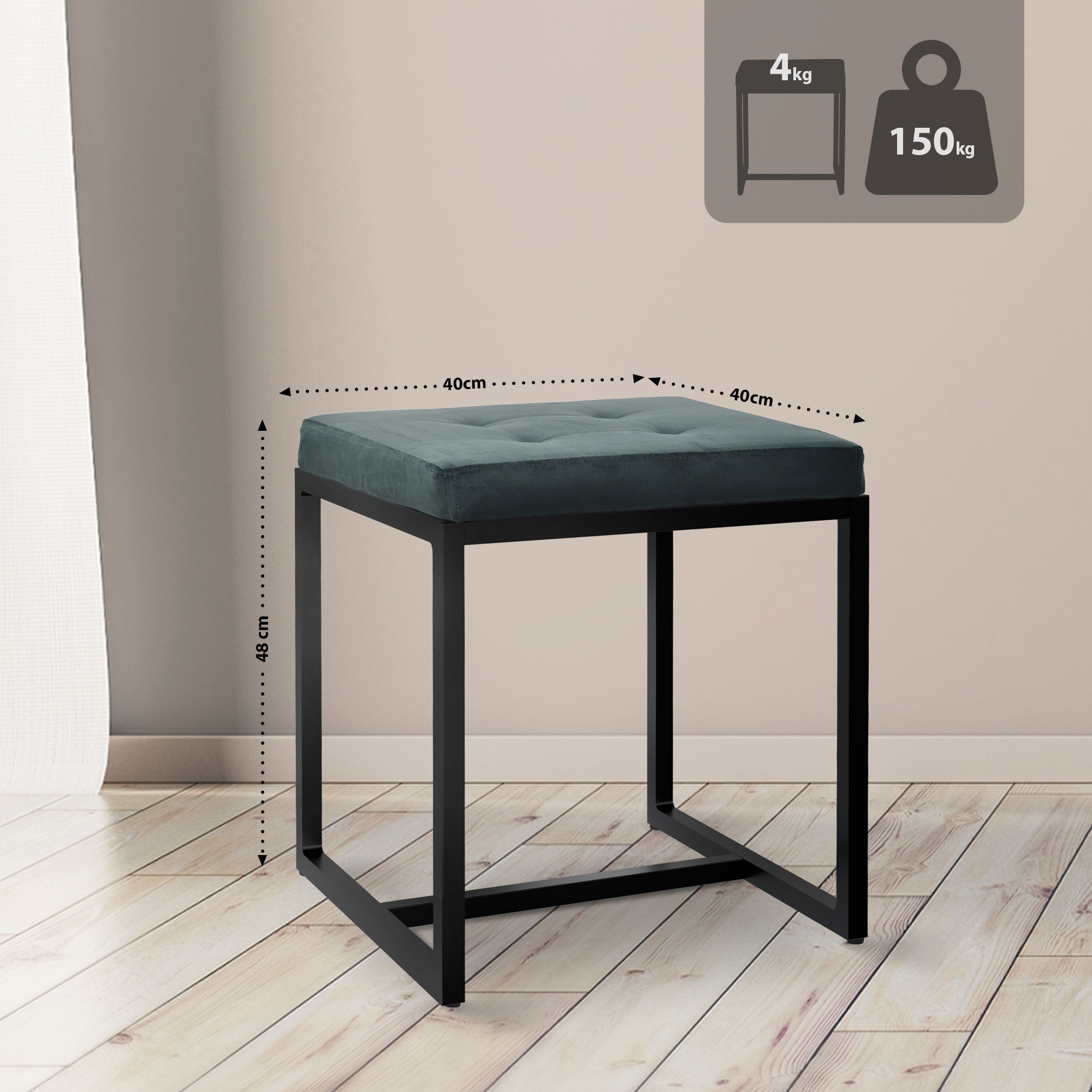 Barci kruk met zwart frame