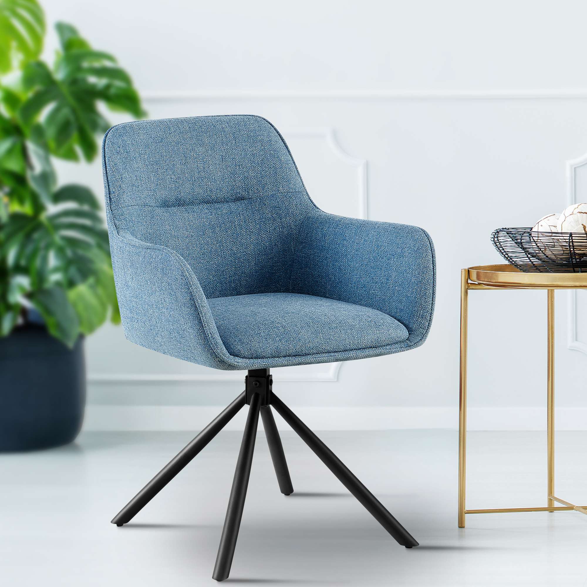 Set van 2 Eetkamerstoelen Tipton