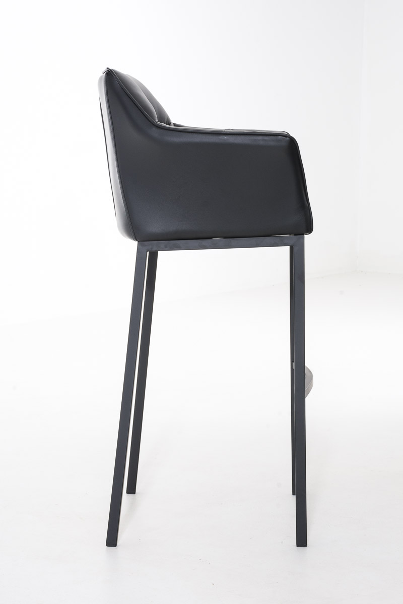 Barkruk Damaso Kunstleer met Vierpootsframe