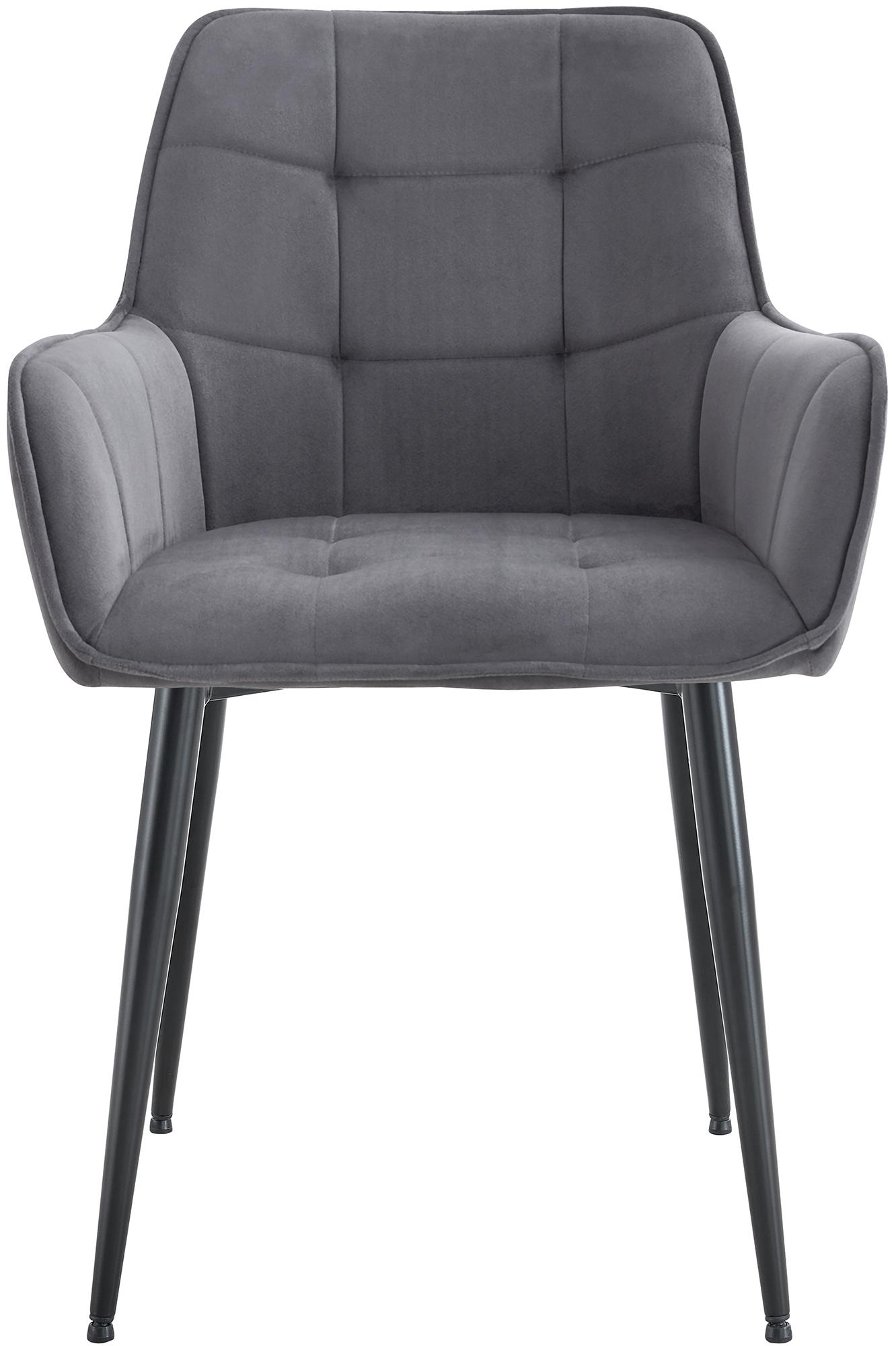Set van 2 eetkamerstoelen Ferndale fluweel