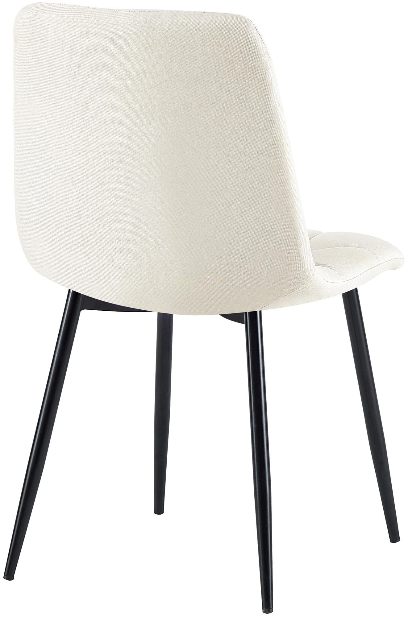 Set van 4 eetkamerstoelen Antibes stof