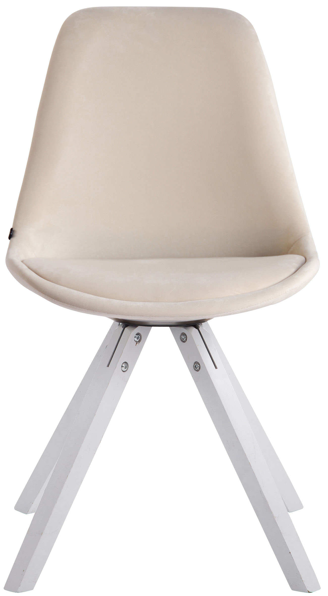 Set van 4 Stoelen Toulouse Vierkant frame - Fluweel