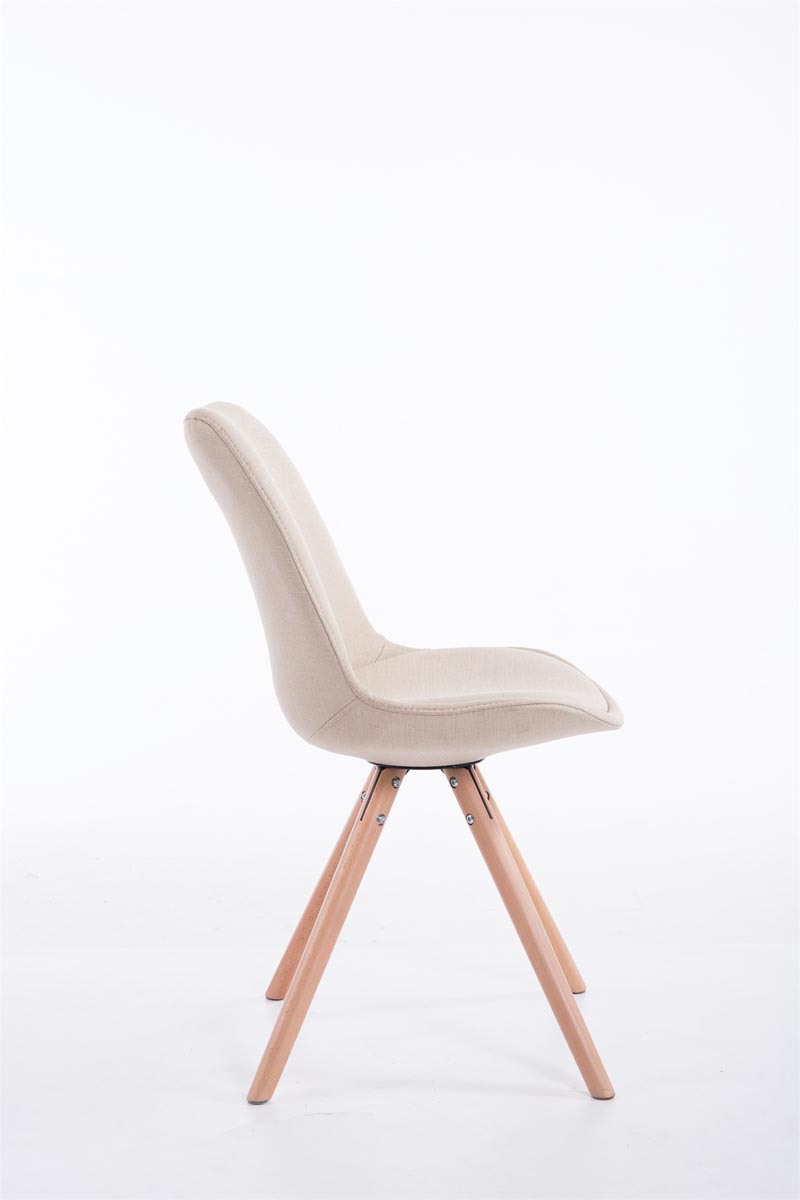 Eetkamerstoel Toulouse Rond frame Stof