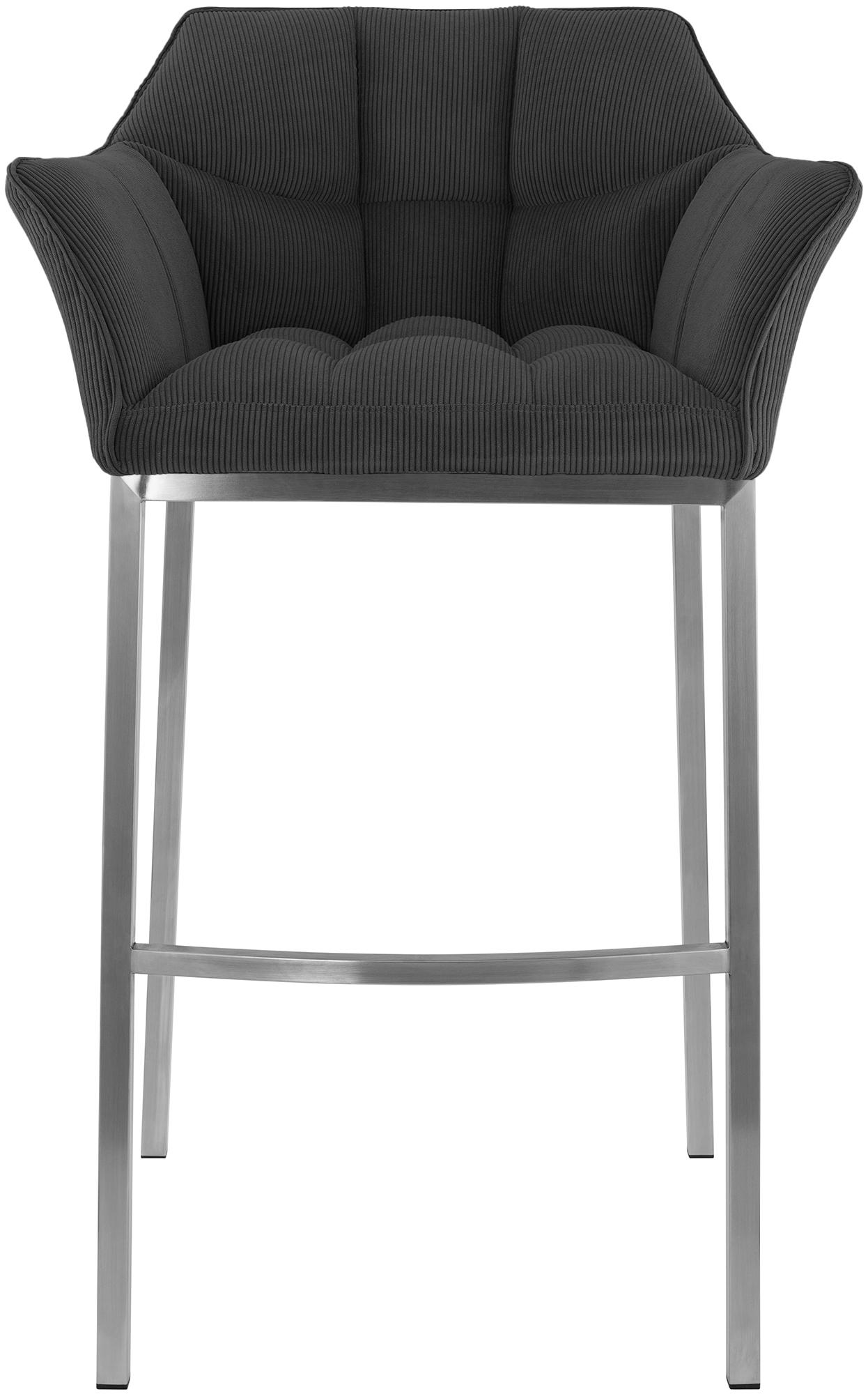 Barkruk Damaso Cord met Vierpootsframe