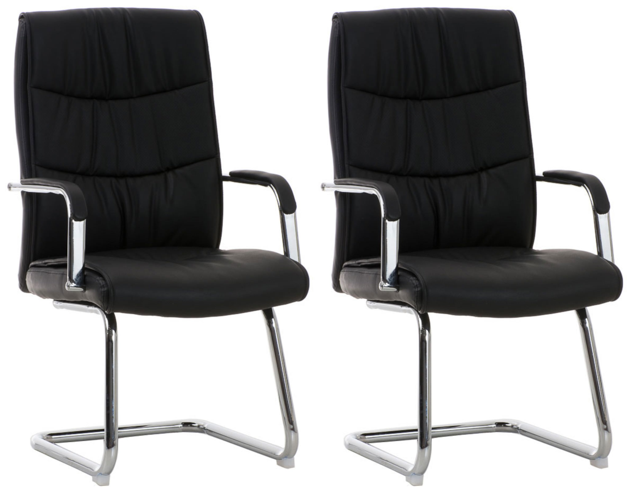 Set van 2 Caro eetkamerstoelen - Kunstleer