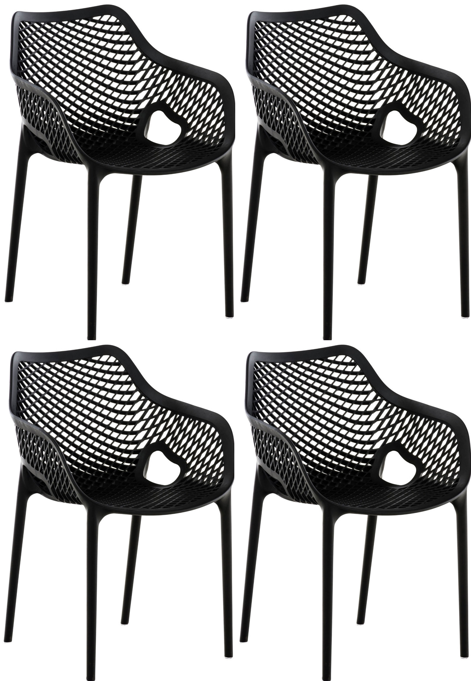 4-delige set stoelen Air XL