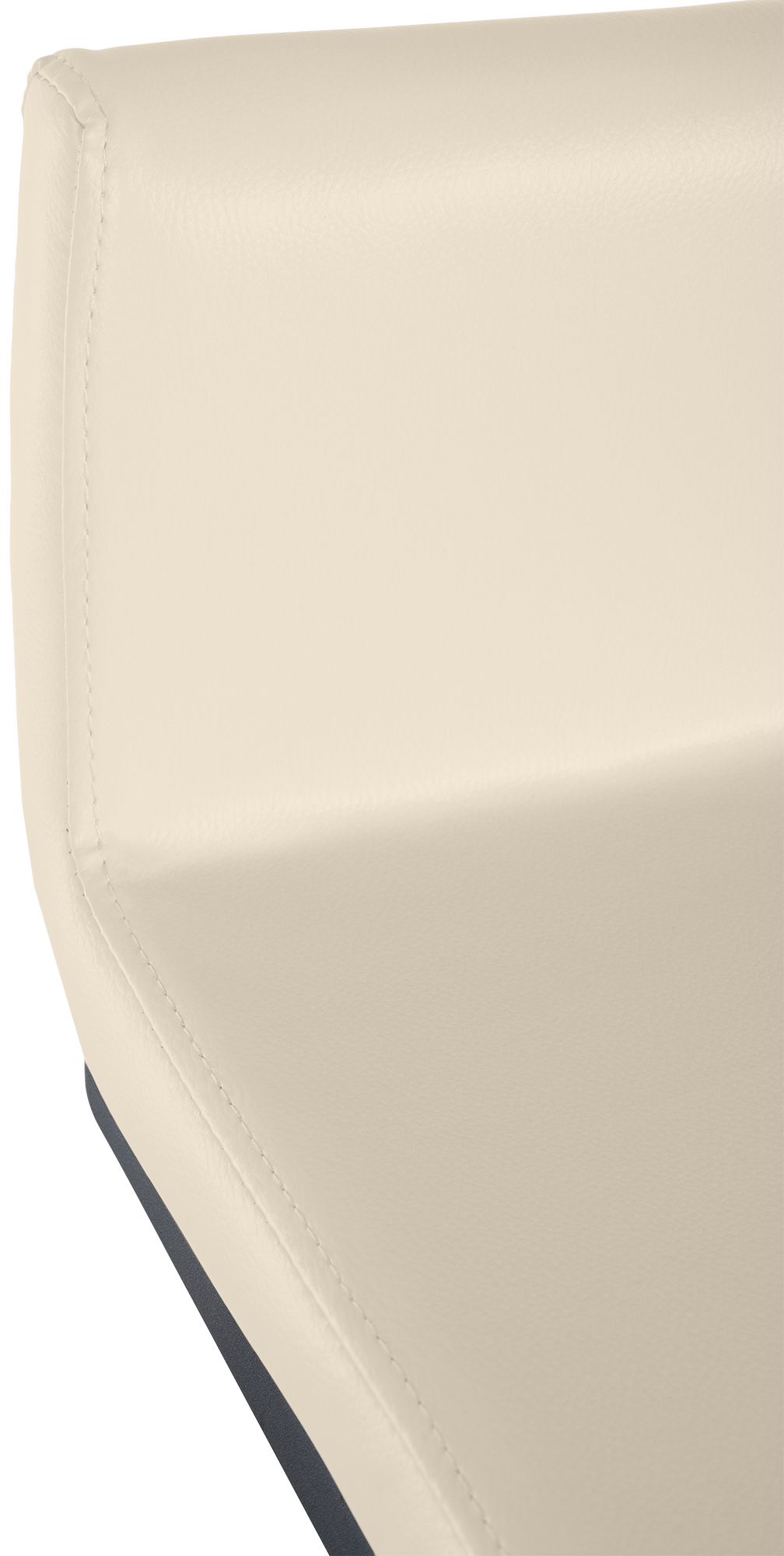2-delige set barstoelen Newport zwart metalen frame