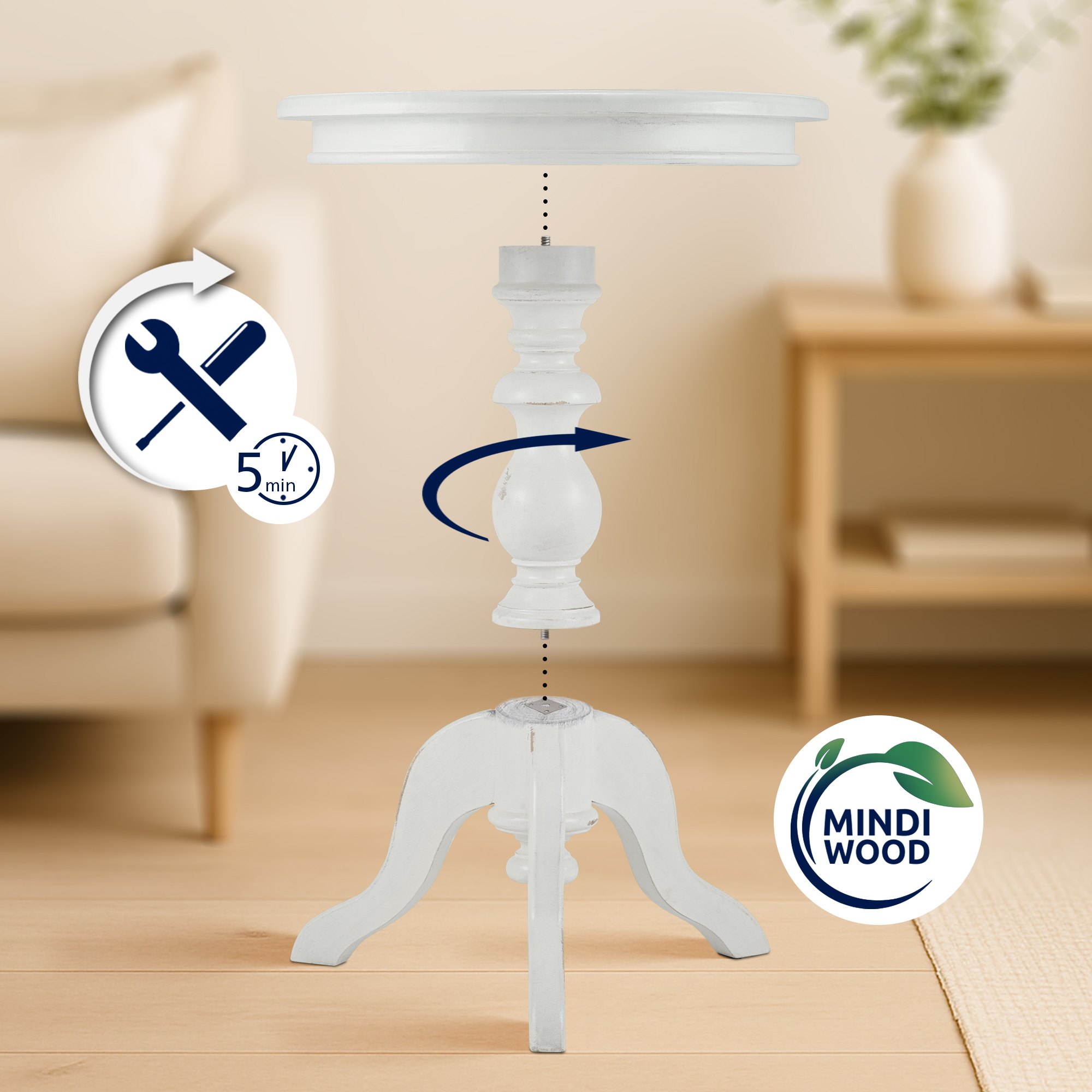 Bijzettafel Wiva 50 cm