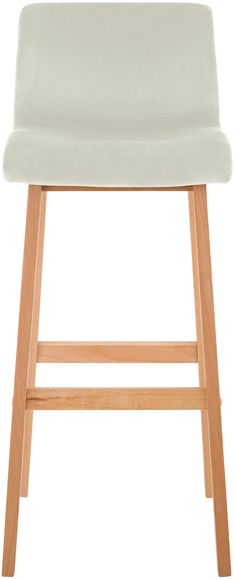 Barkruk Hover Fluweel Vierpoots frame Natura