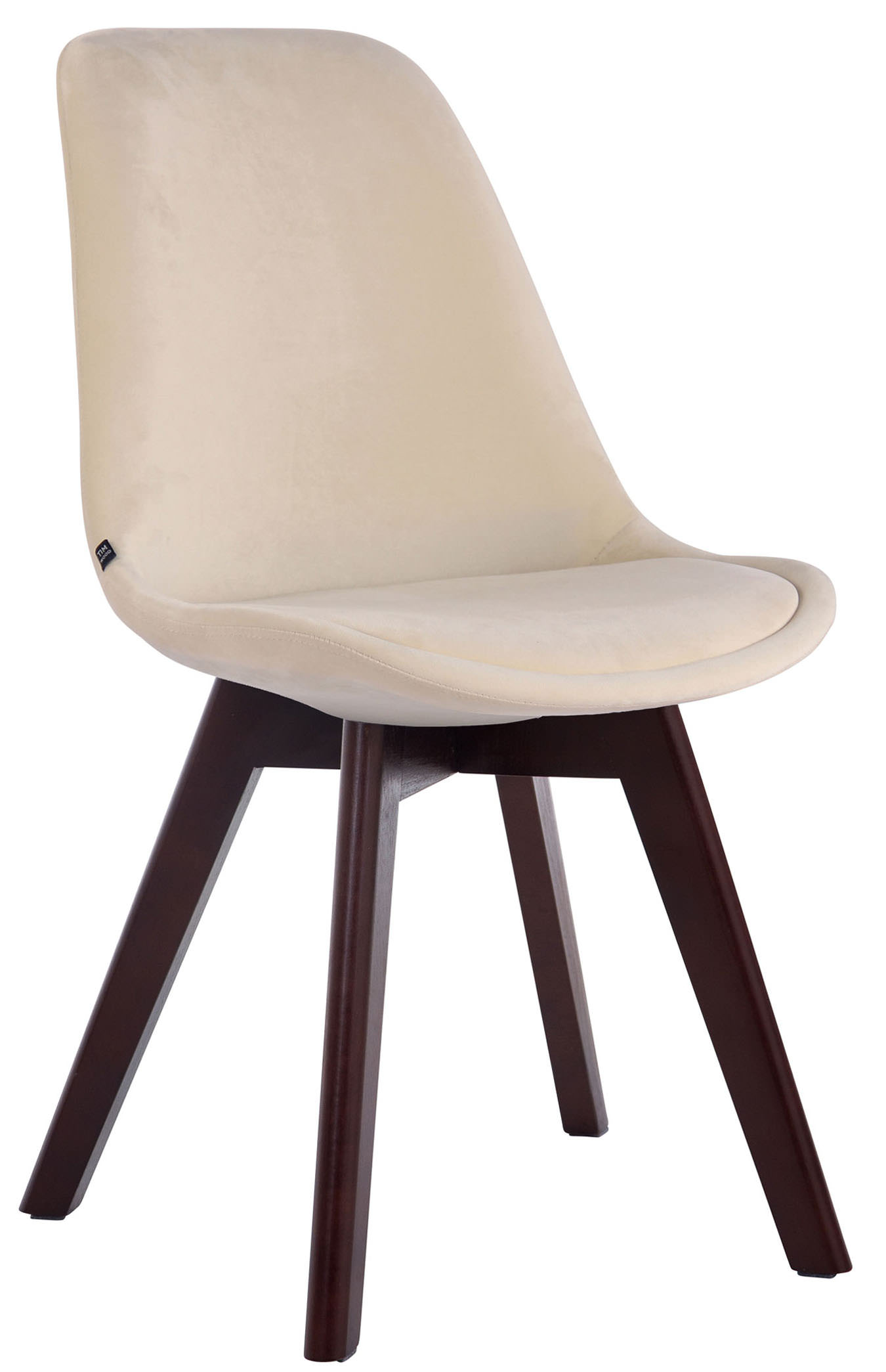Set van 4 Eetkamerstoelen Borneo Fluweel