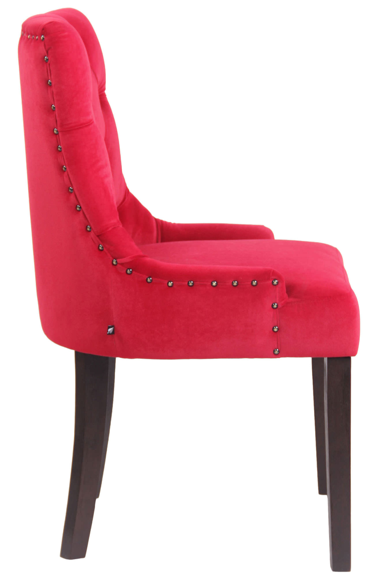 Set van 4 eetkamerstoelen Aberdeen Fluweel