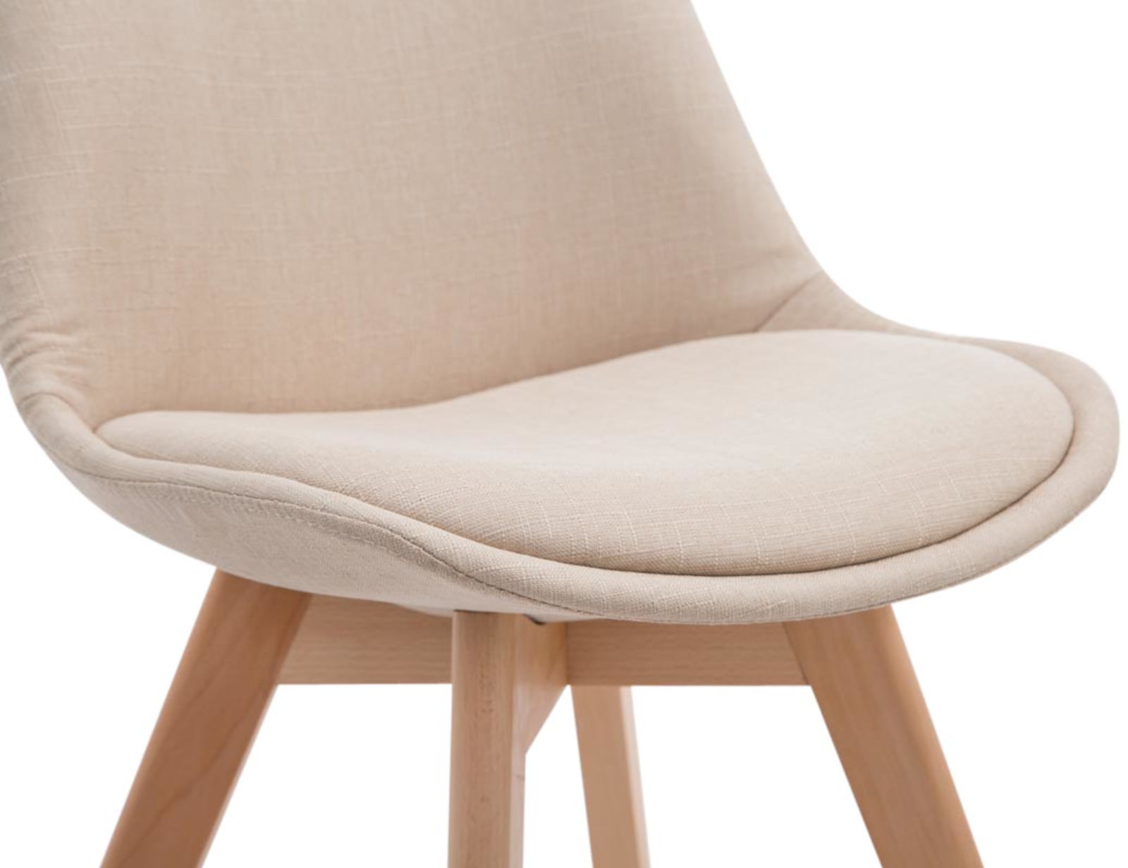 Set van 4 eetkamerstoelen Borneo V2 Stof