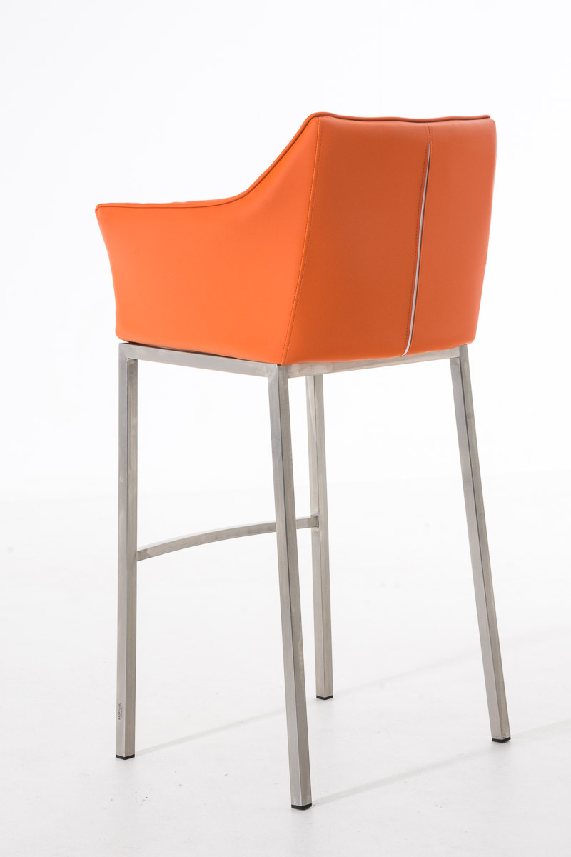 Barkruk Damaso Kunstleer met Vierpootsframe