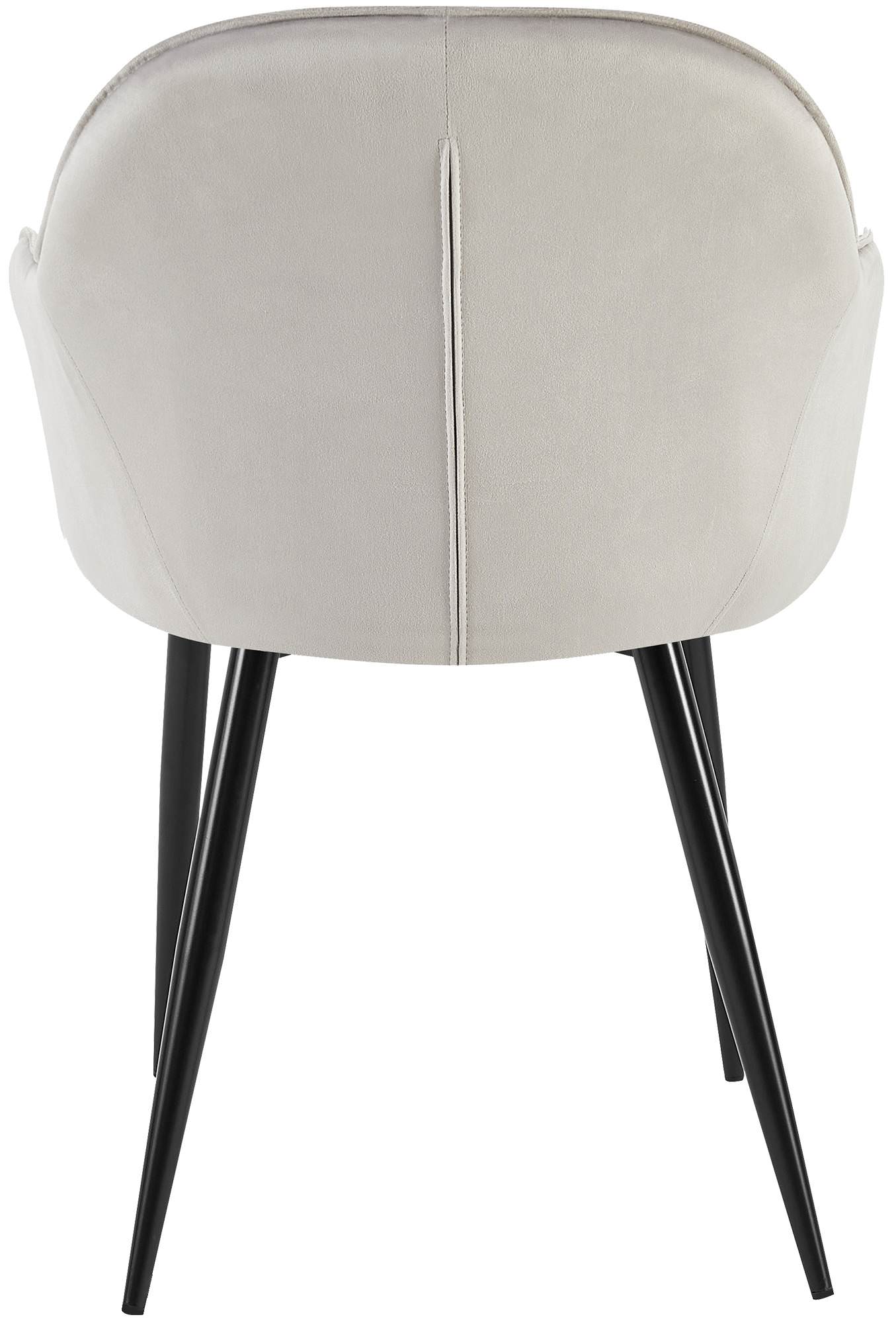 Set van 2 eetkamerstoelen Boise fluweel