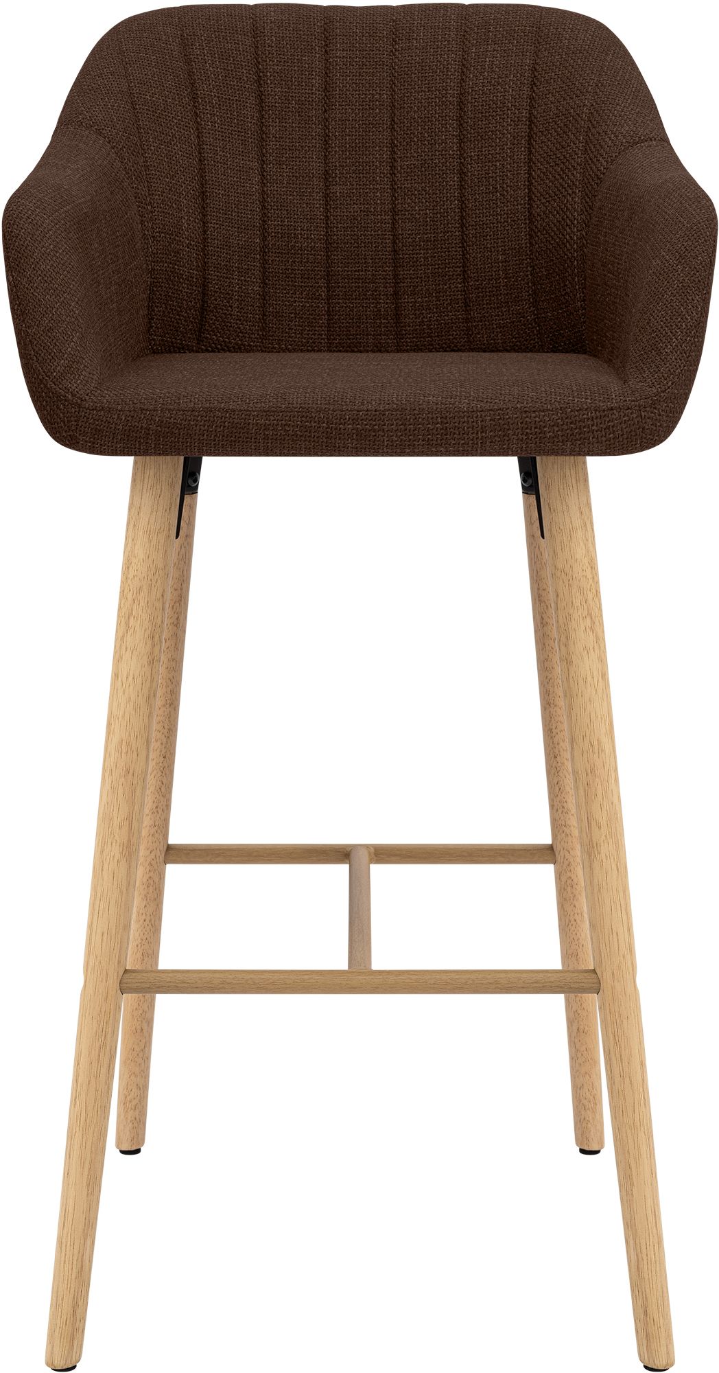 Barkruk Ando stof: modern design, comfortabel zitvlak, stabiel frame, ideaal voor keuken of bar