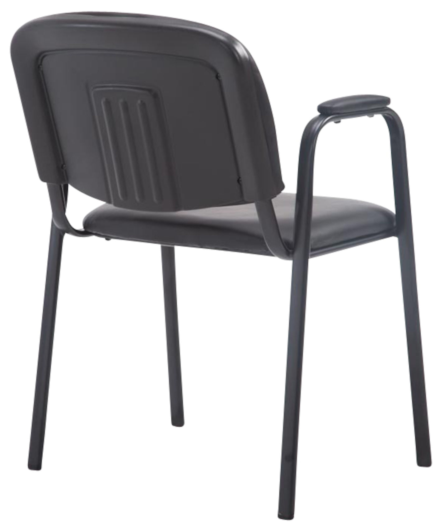 Set van 4 stapelstoelen Ken Pro kunstleer