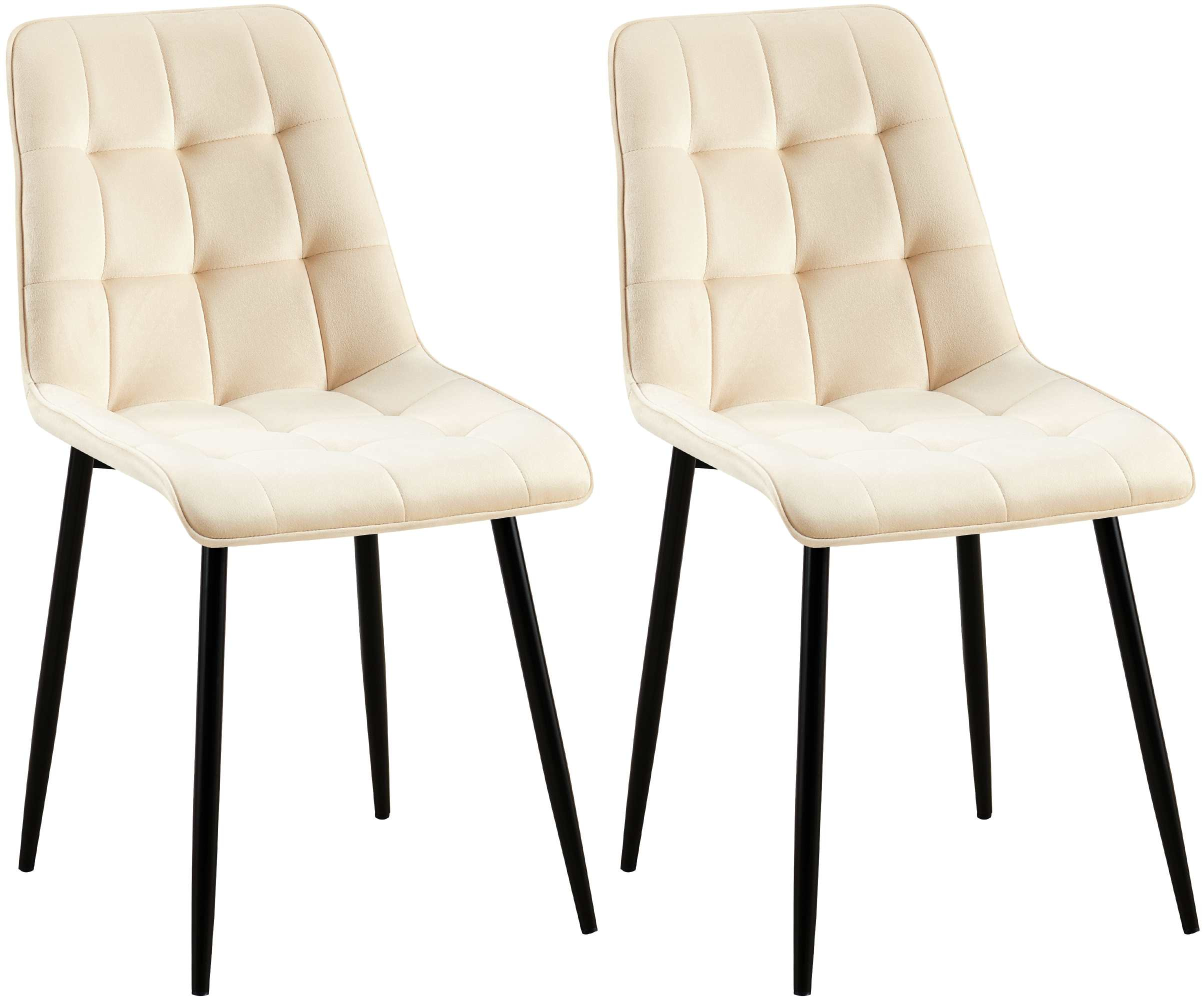 Set van 2 eetkamerstoelen Gifford fluweel