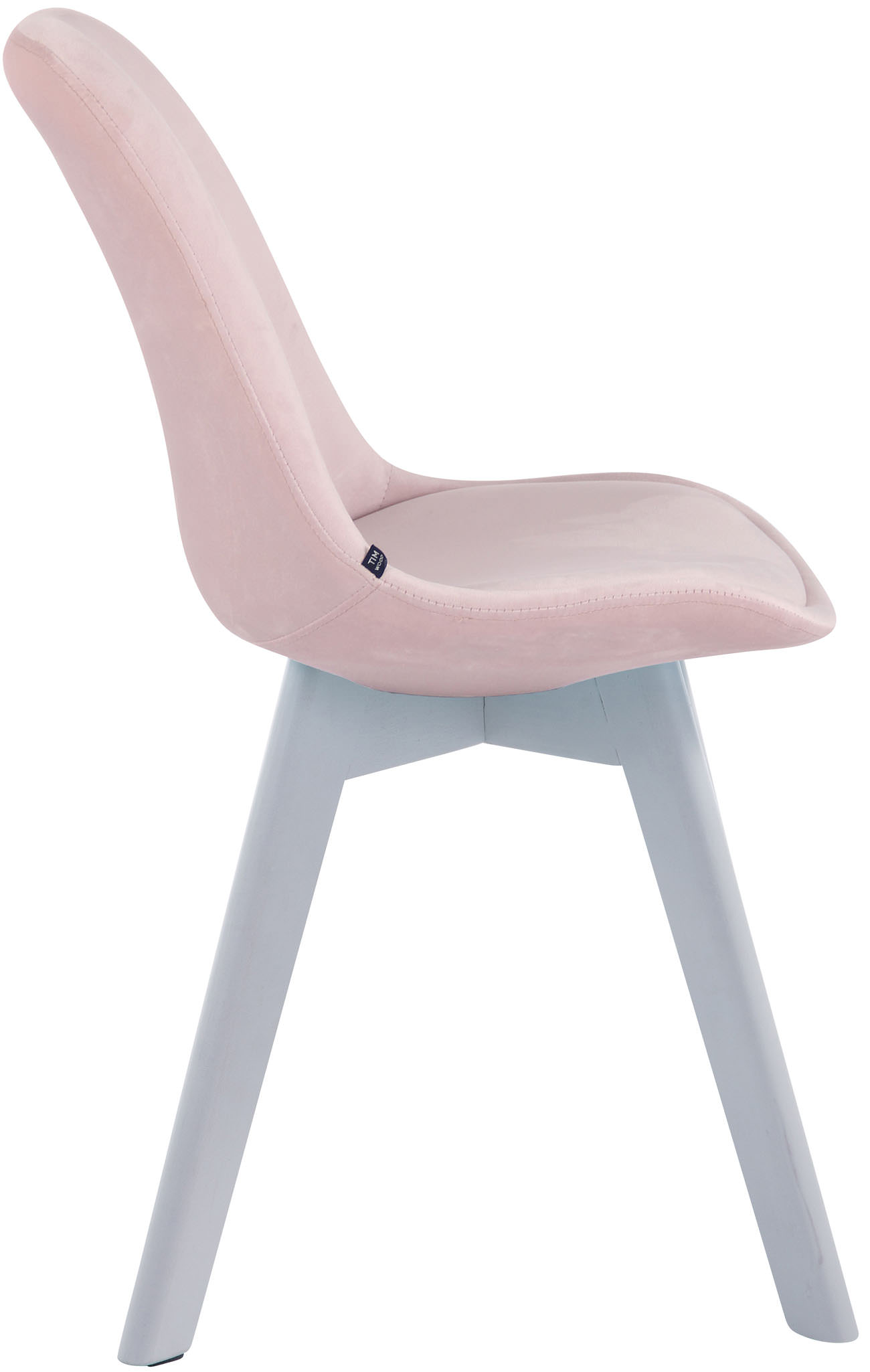 Set van 4 Eetkamerstoelen Borneo Fluweel