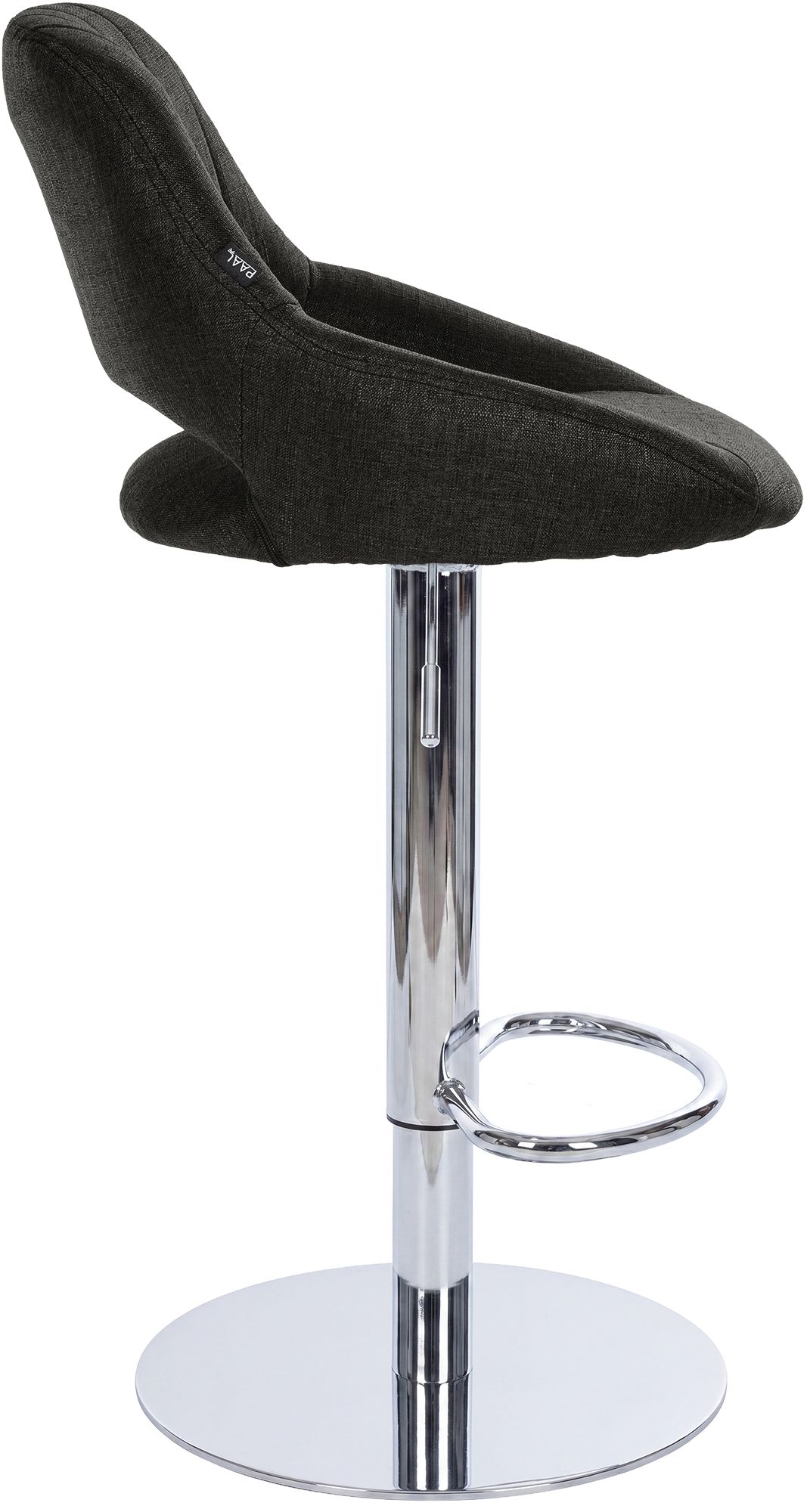 Set van 2 barkrukken Milet chroom met extra zware voet