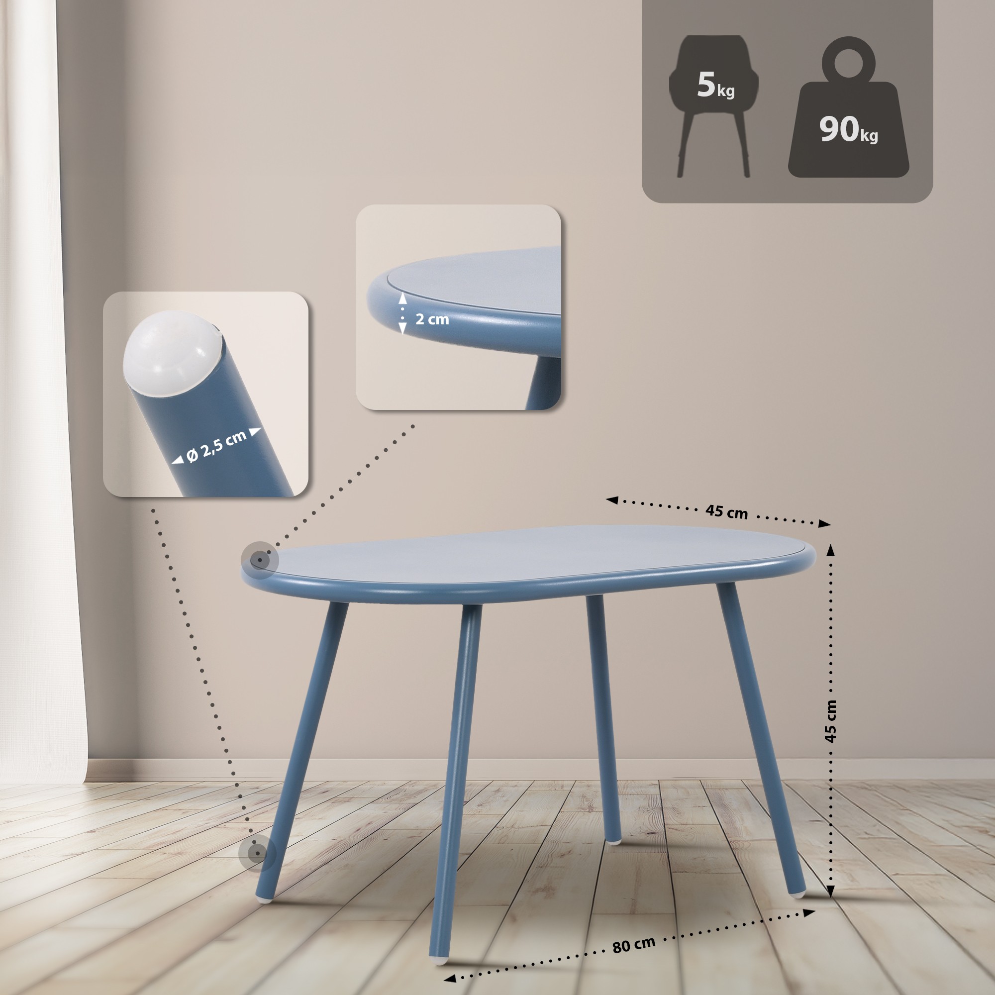 Tuinset Veldin 4-zits