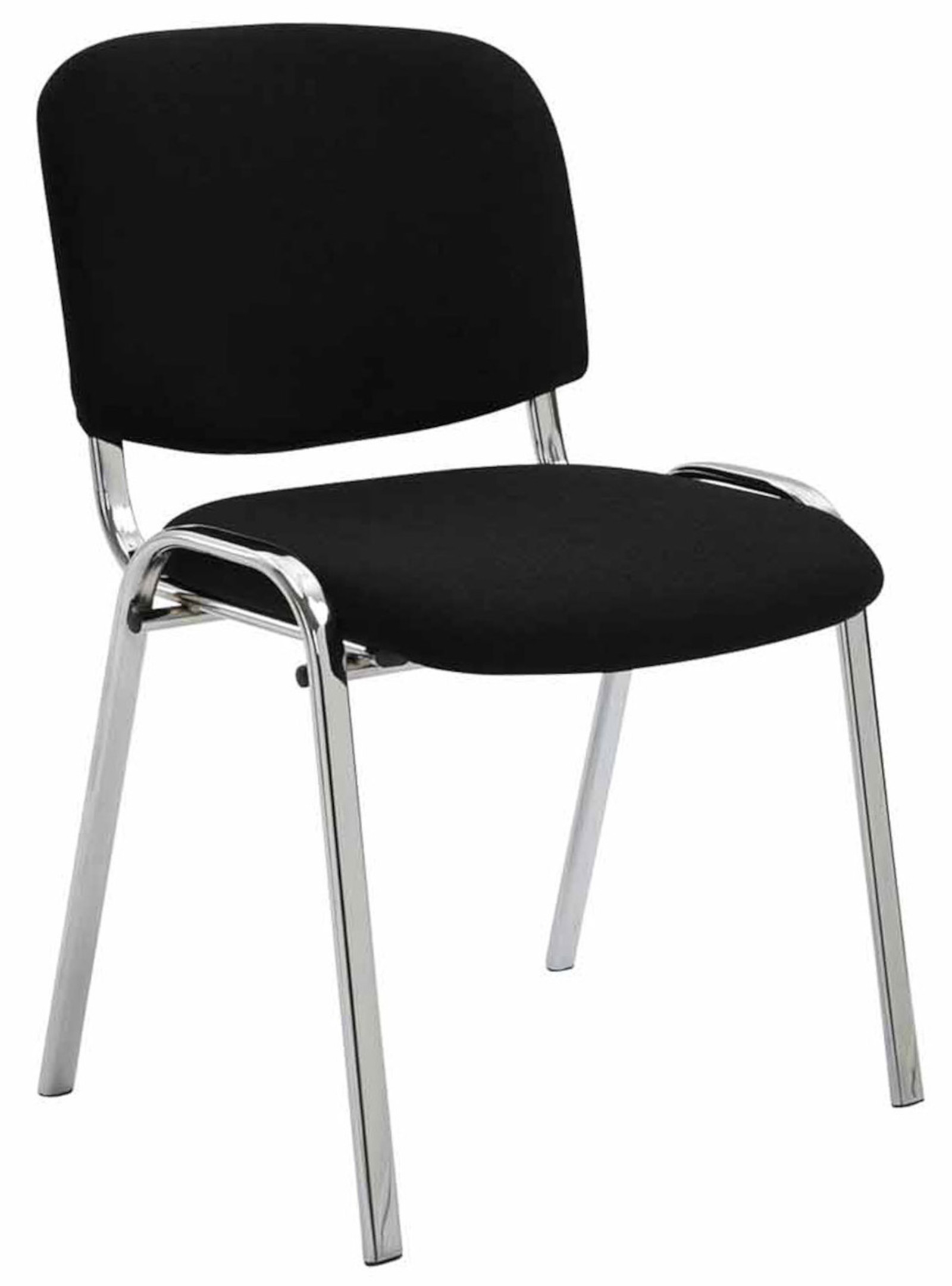 Set van 4 stoelen Ken Chroom - Stof