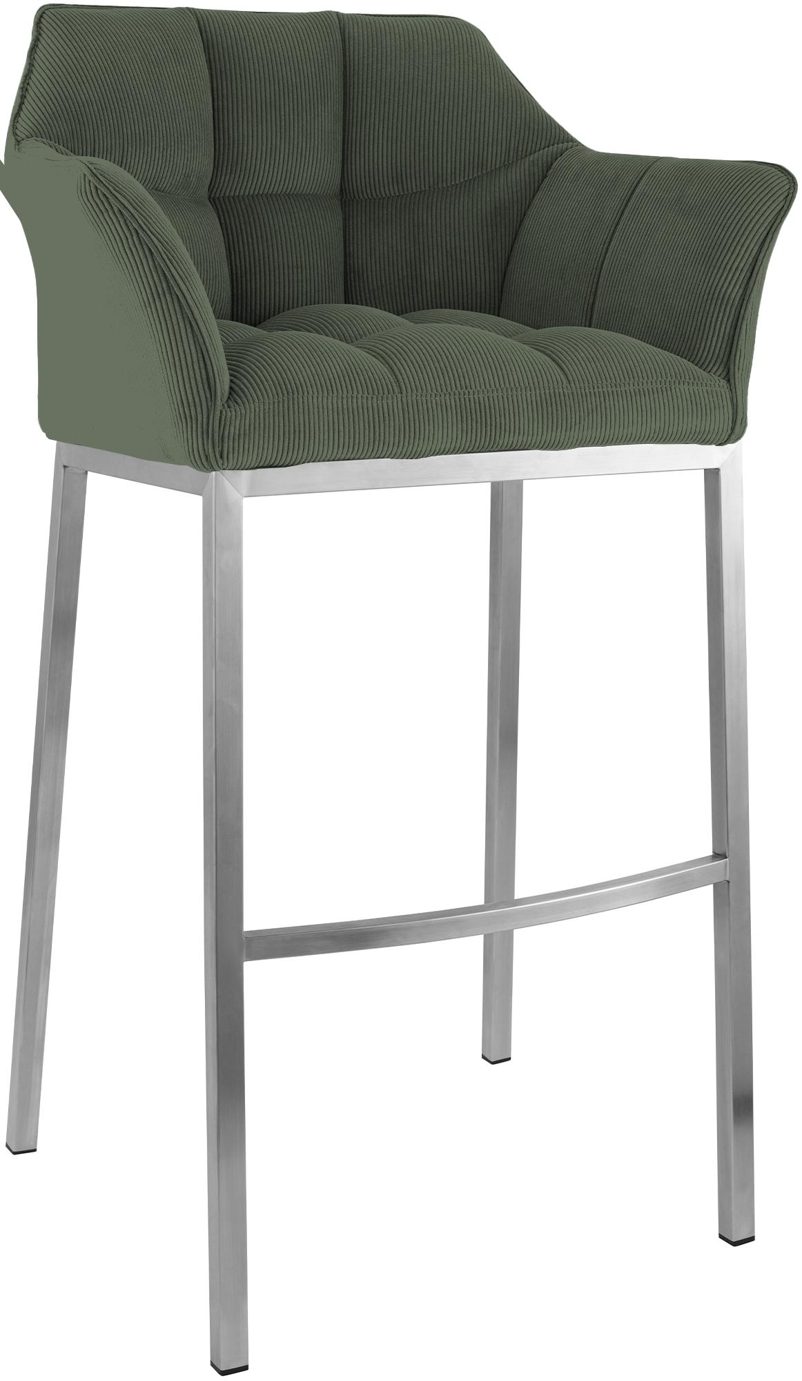 Barkruk Damaso Cord met Vierpootsframe