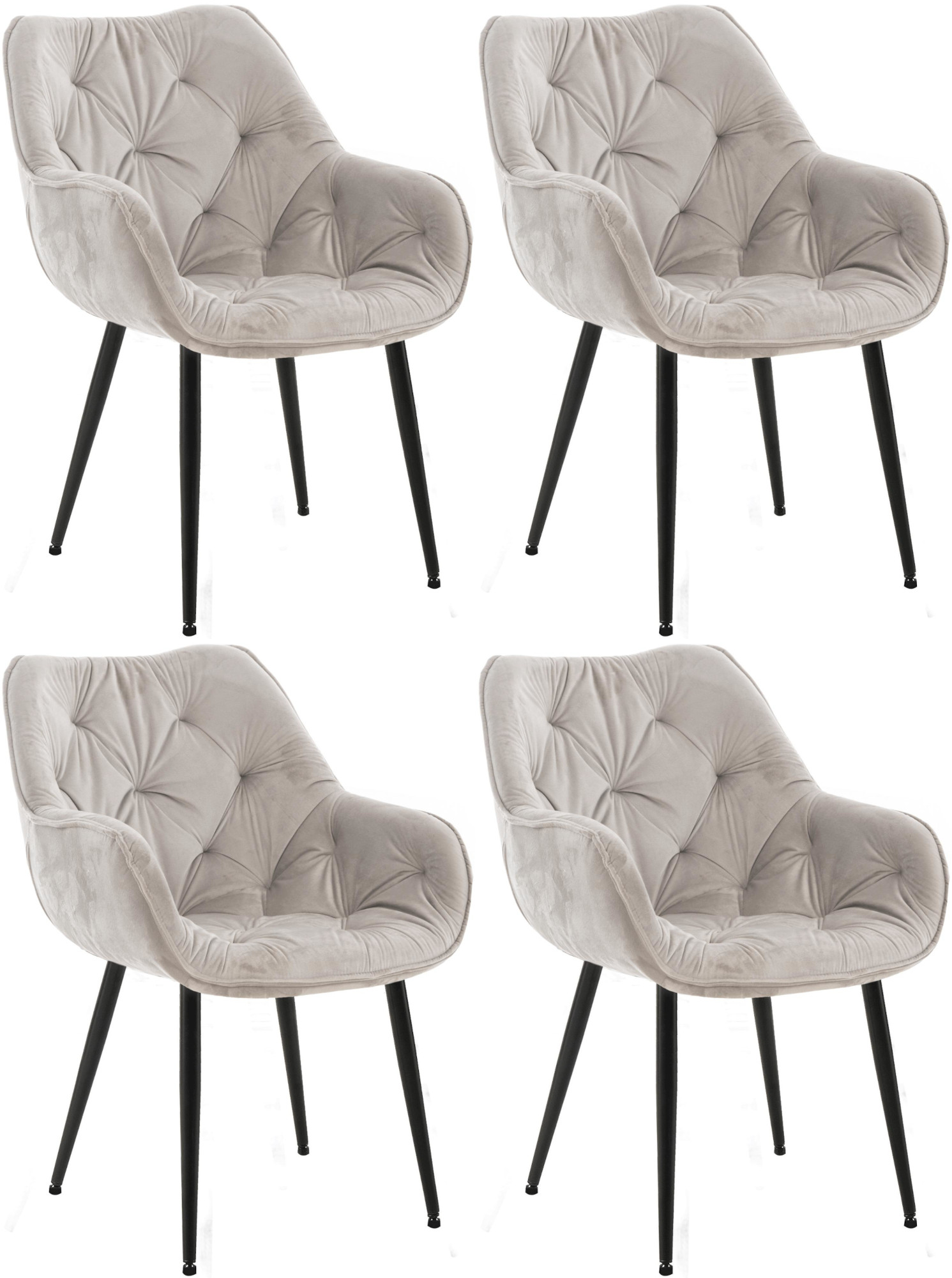 Set van 4 eetkamerstoelen Tanna