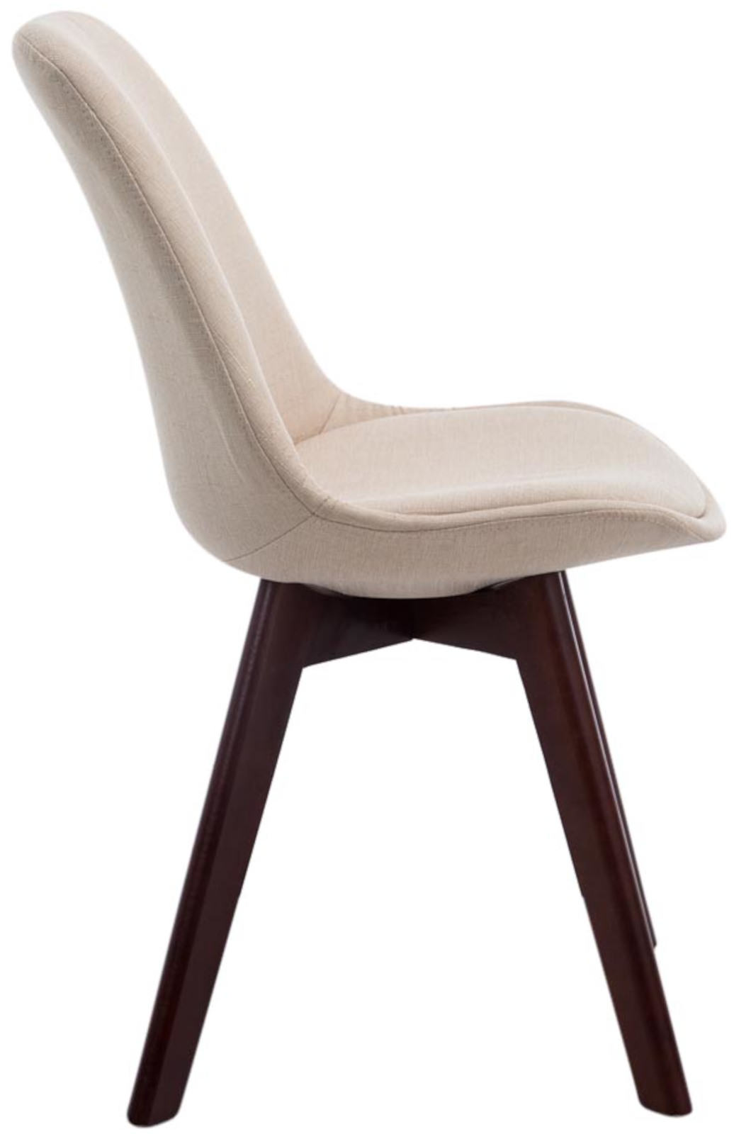 Set van 4 eetkamerstoelen Borneo V2 Stof