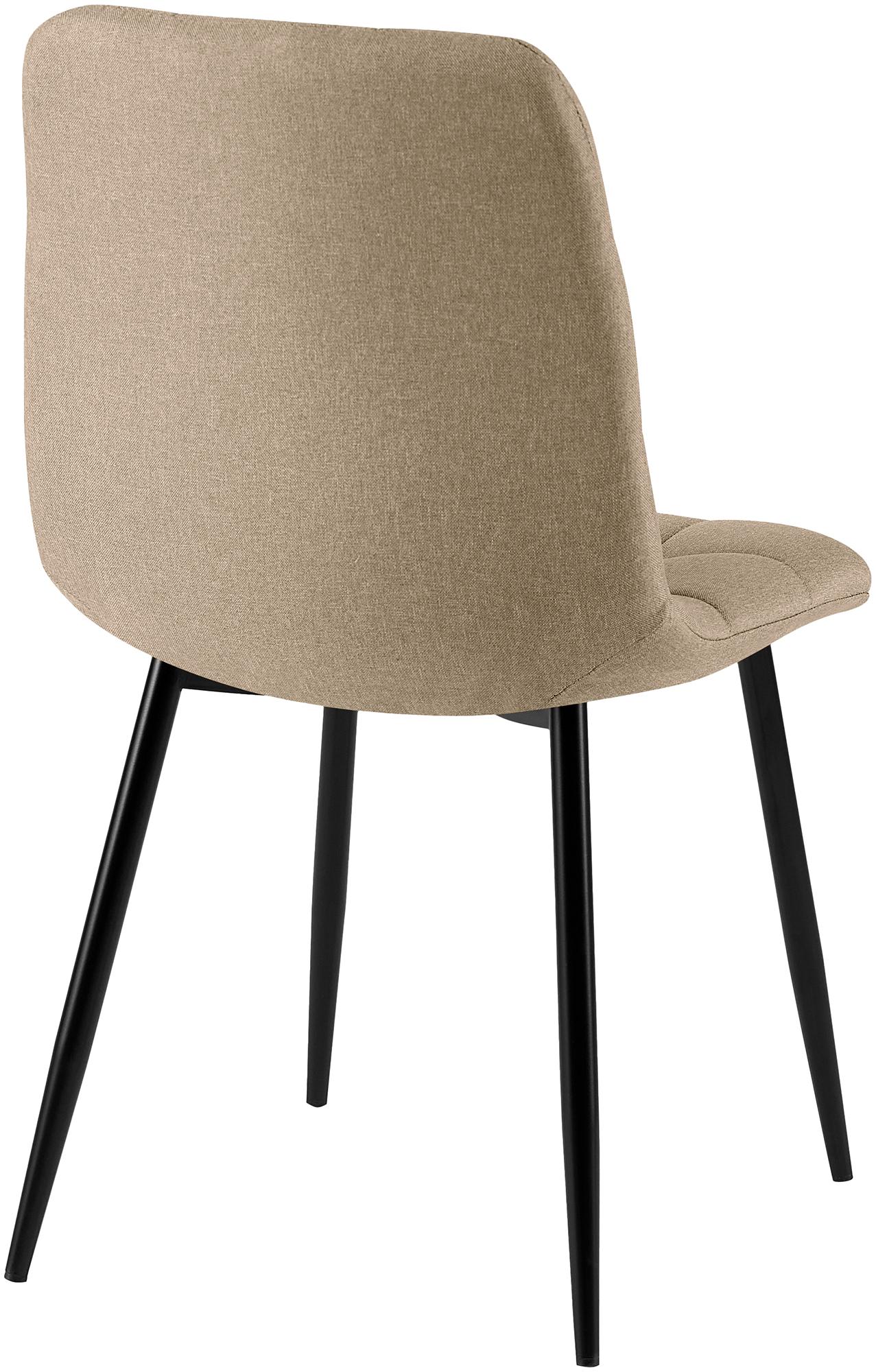 Set van 4 eetkamerstoelen Antibes stof