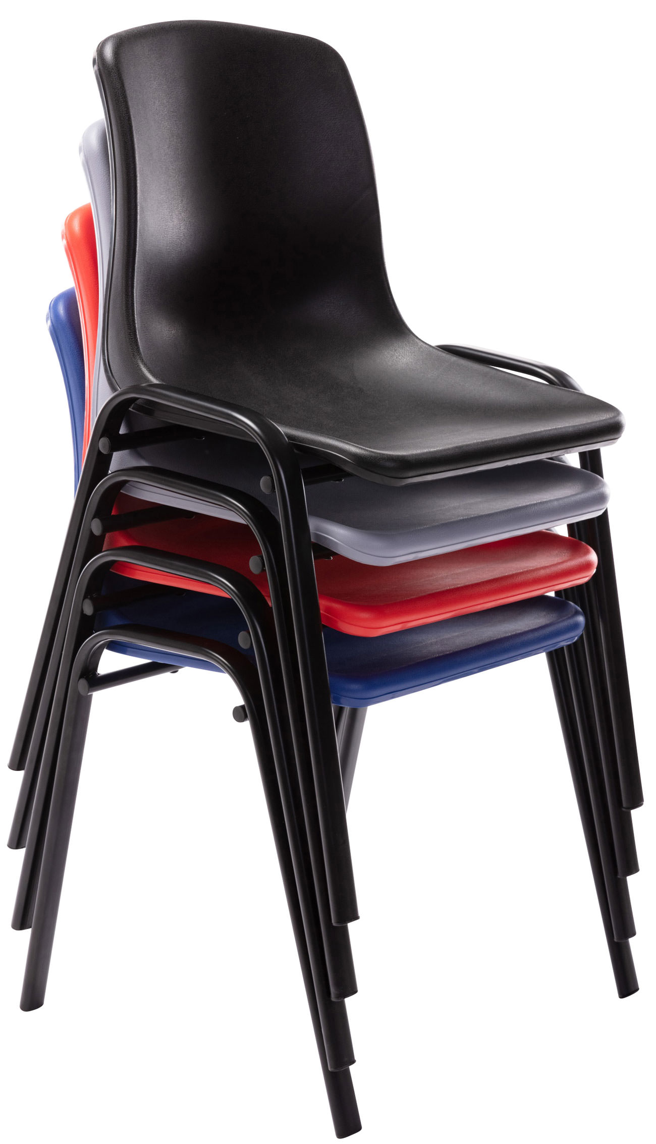 Set van 4 stapelstoelen Nowra