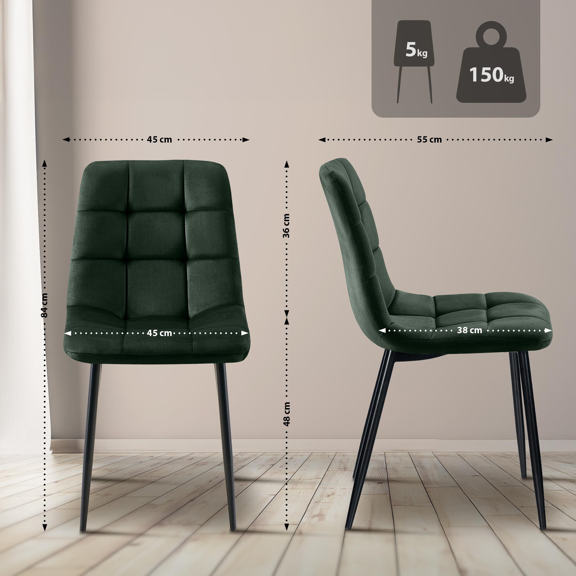 Set van 2 eetkamerstoelen Tilde