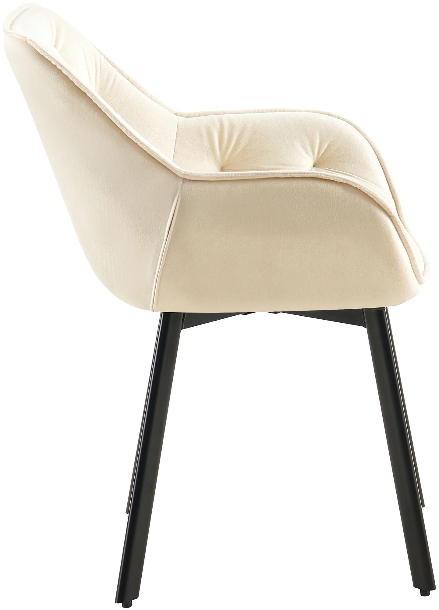 Set van 2 eetkamerstoelen Antigo Fluweel
