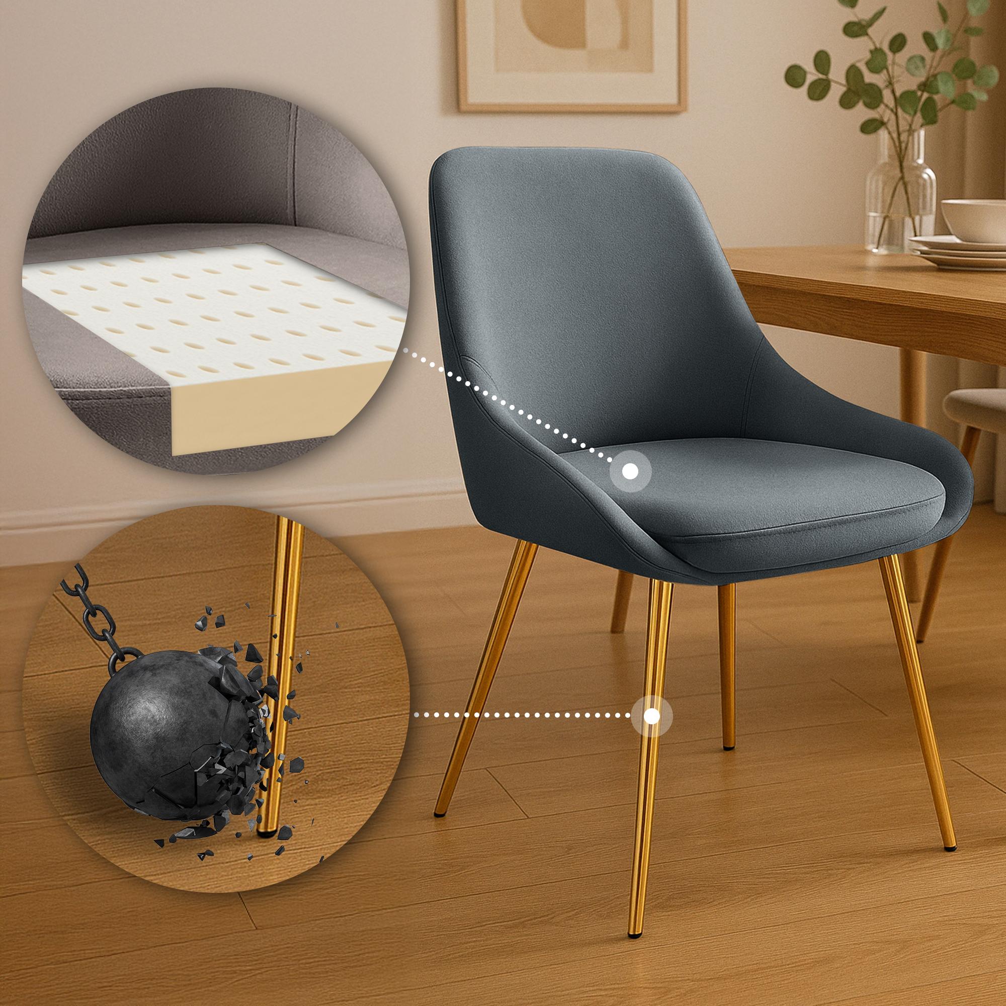 Set van 2 eetkamerstoelen Elmira