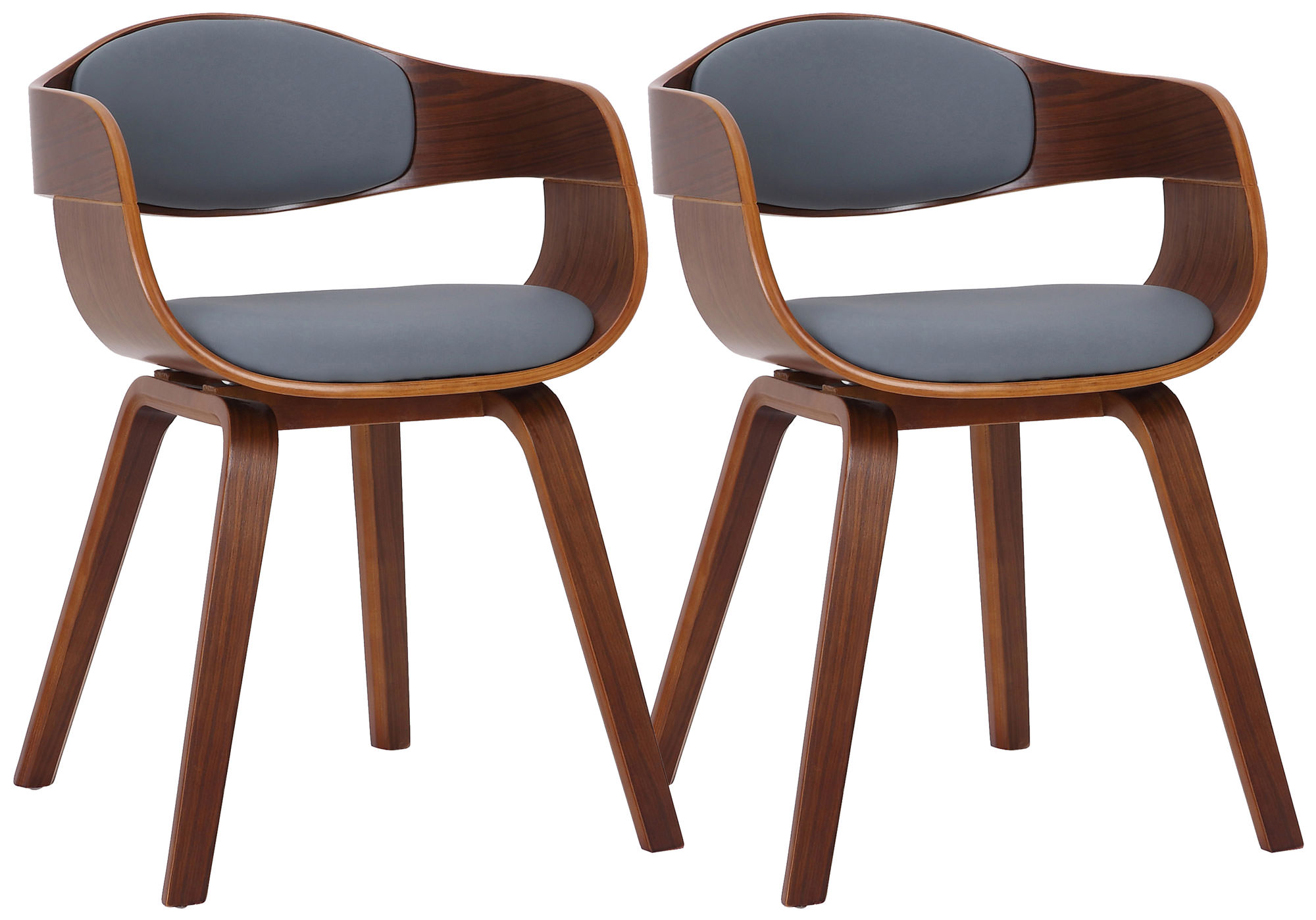Set van 2 Kingston Stoelen Kunstleer