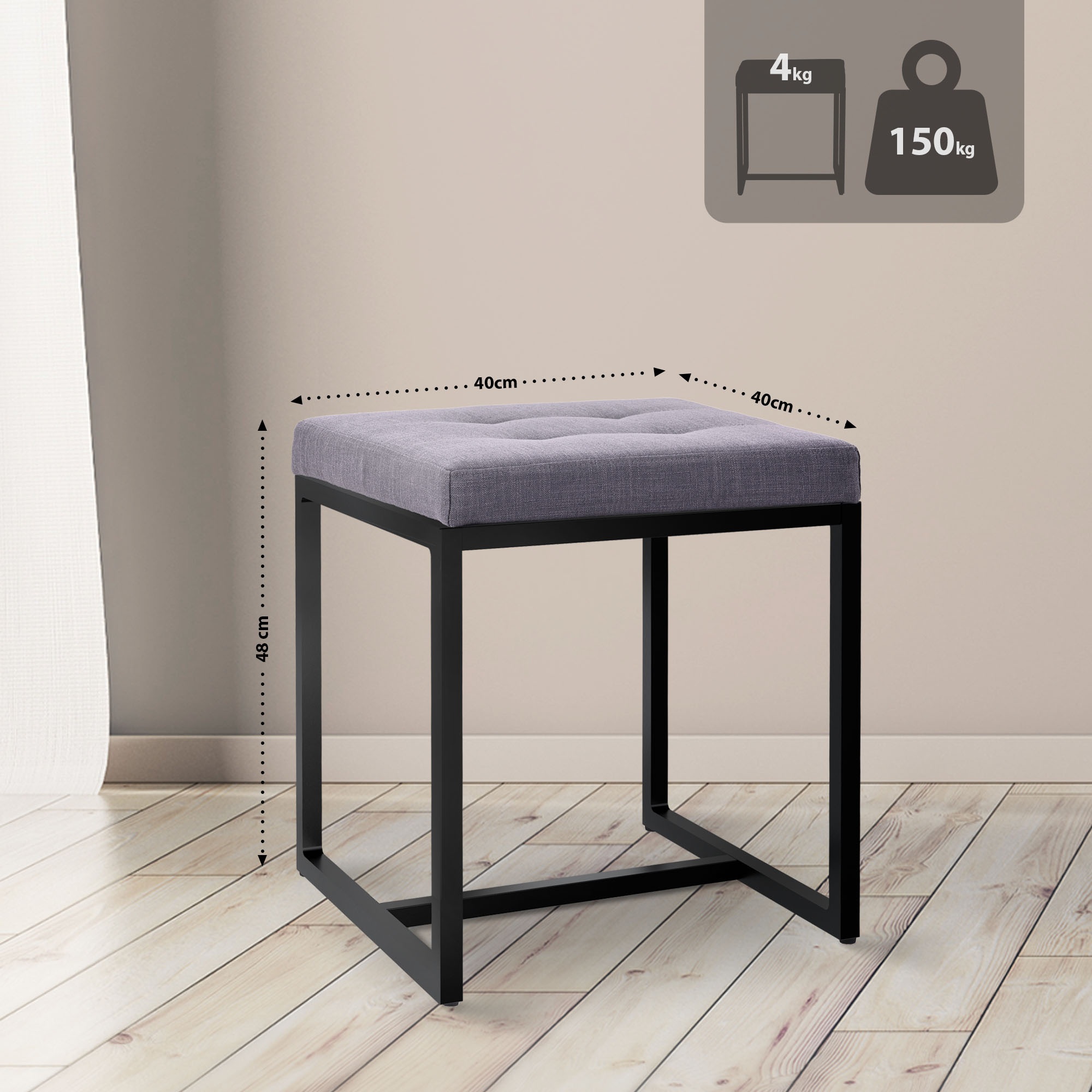 Barci kruk met zwart frame