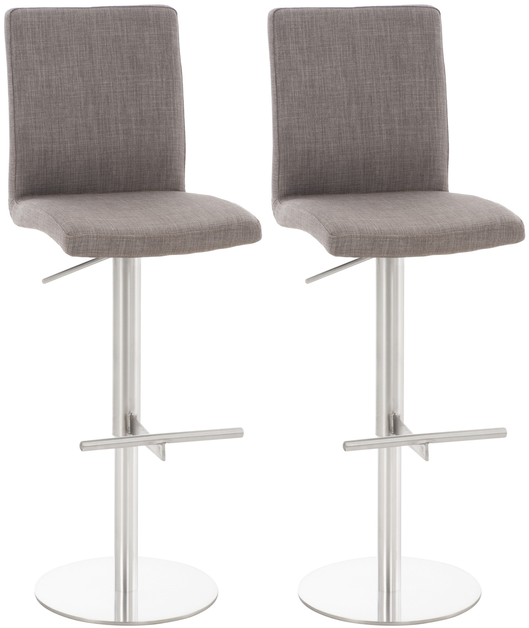 2x Barkruk Cadiz stof bekleding