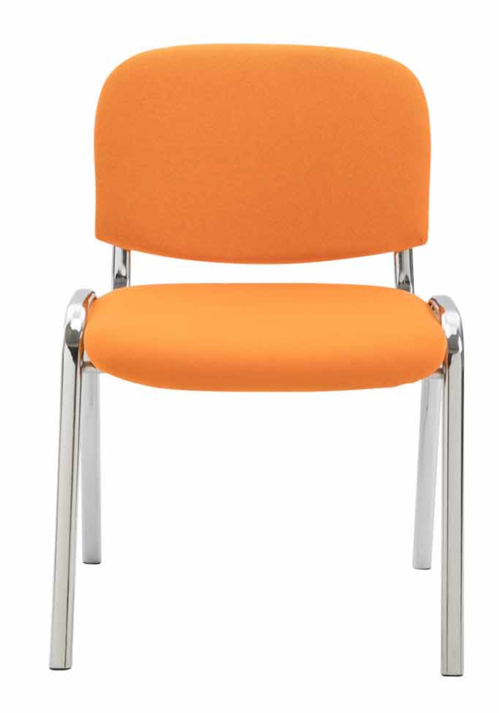 Set van 4 stoelen Ken Chroom - Stof