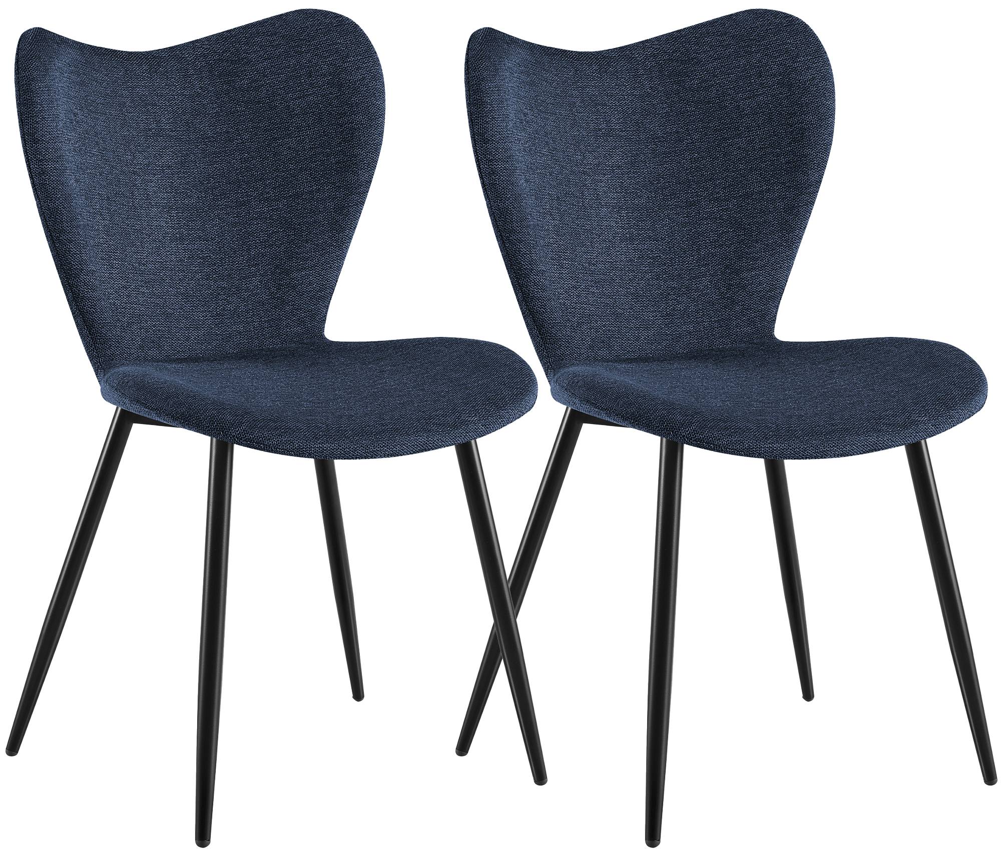 2-delige set eetkamerstoelen Maika