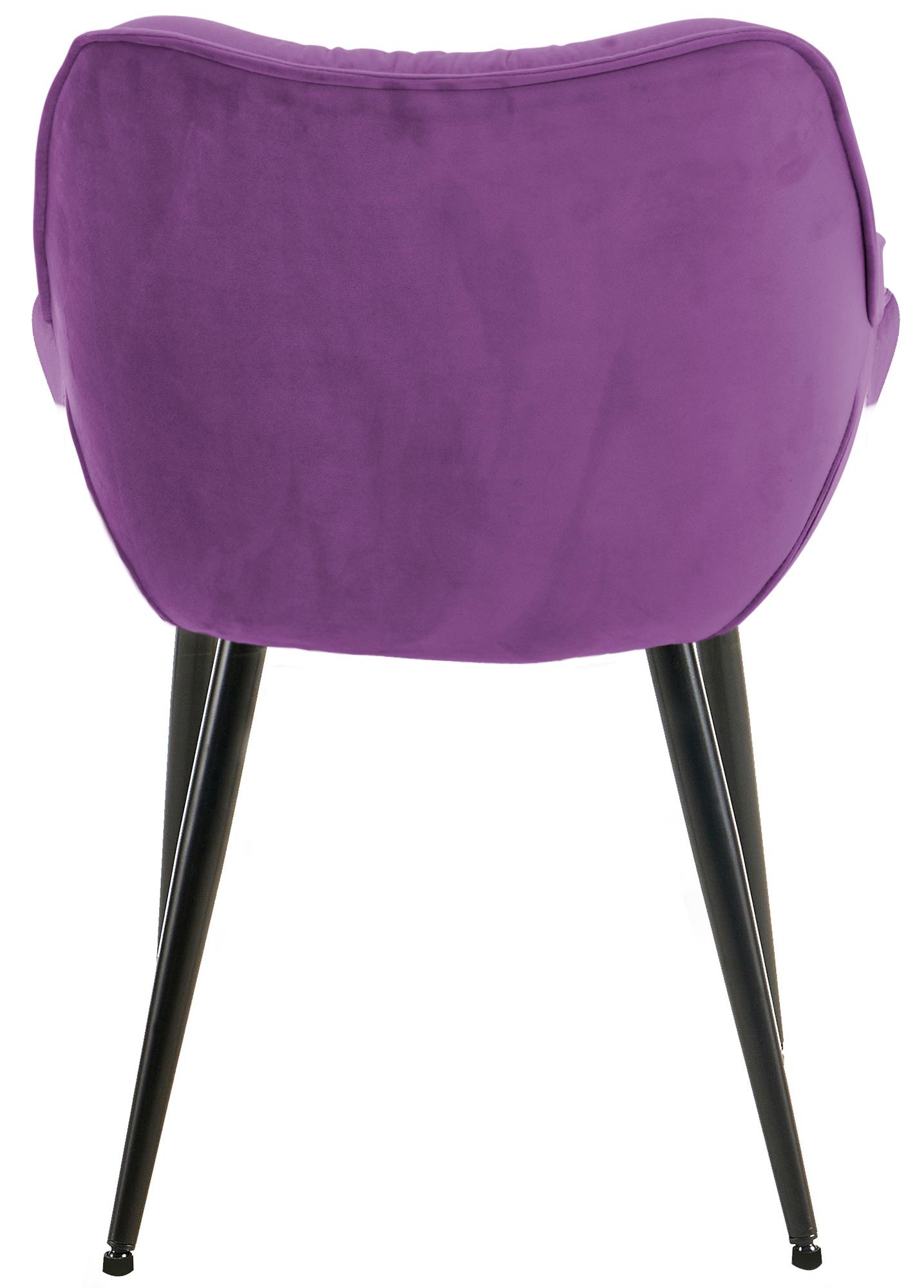 Set van 2 eetkamerstoelen Tanna fluweel