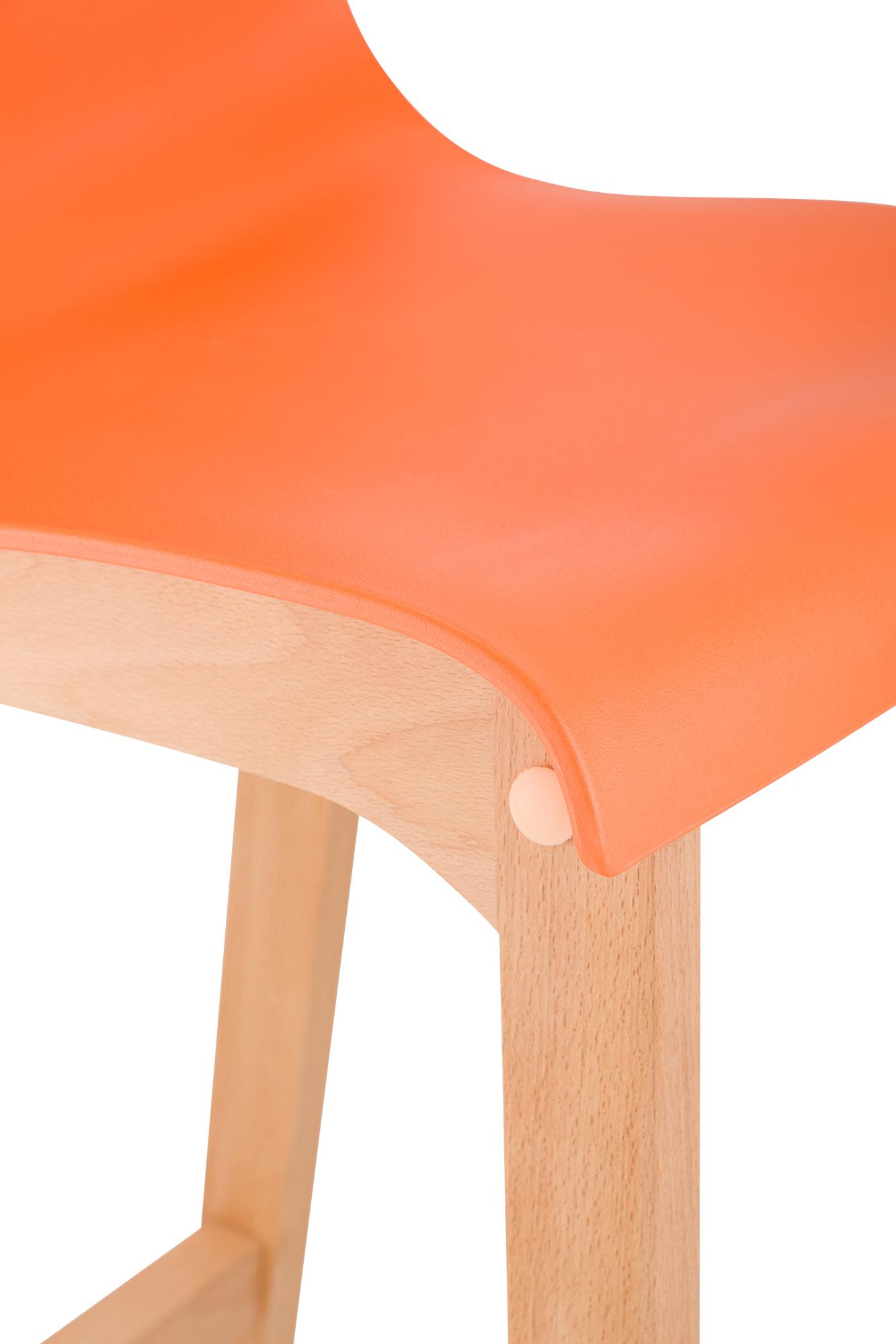 Barkruk Hover Kunststof Vierpootsframe Natura