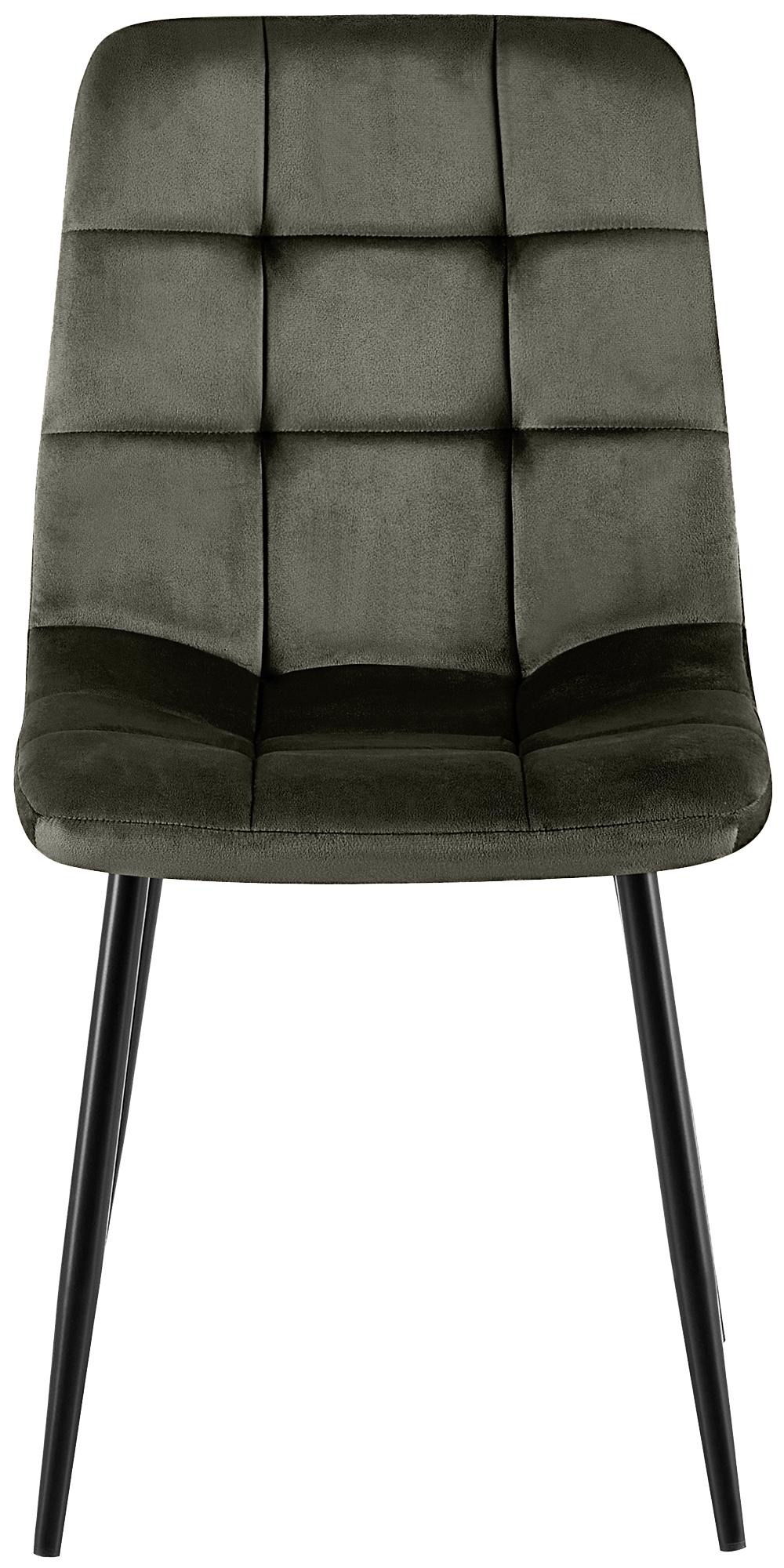Set van 4 eetkamerstoelen Antibes Velvet