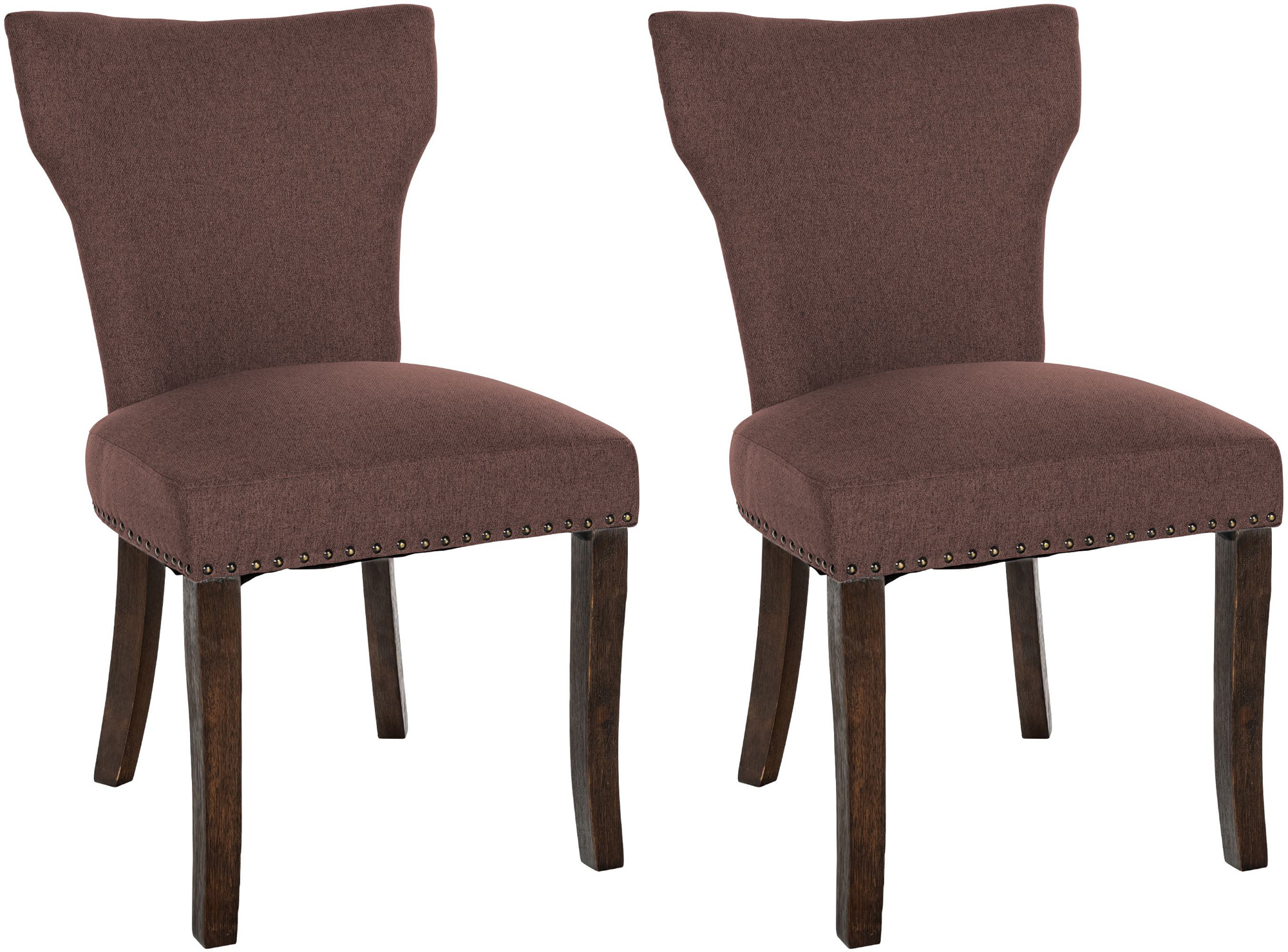 Set van 2 eetkamerstoelen Zadar stof