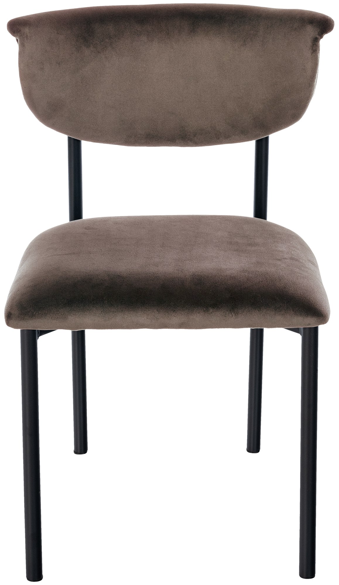 Set van 2 eetkamerstoelen Gambell fluweel